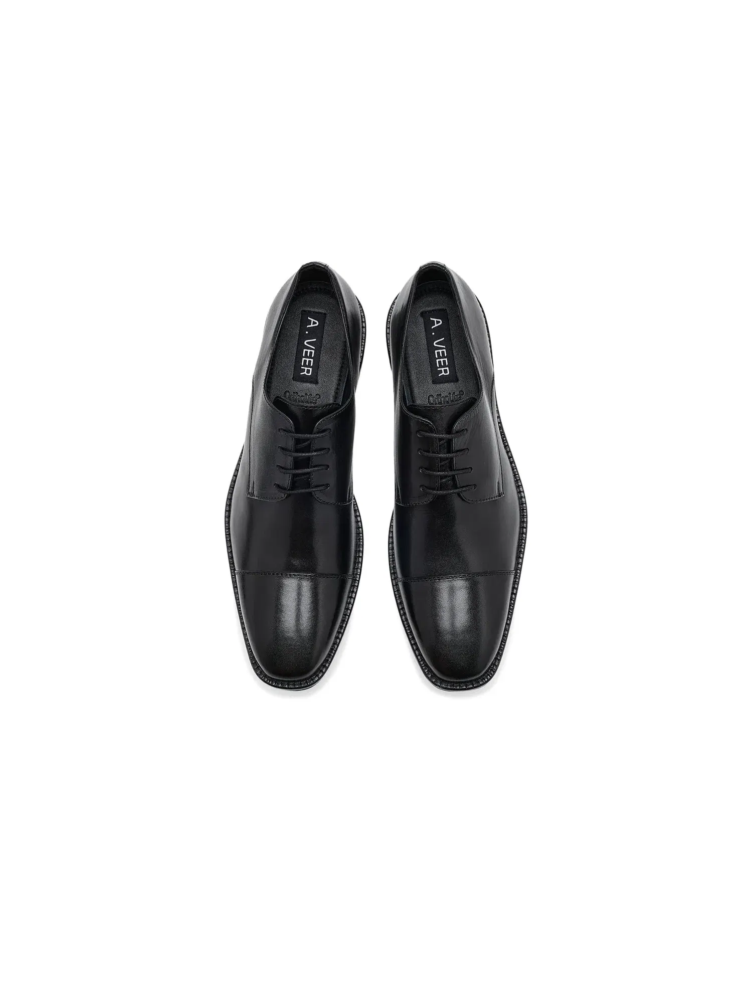 Оксфорды с закрытым носком Maddox Cap-toe Oxford A.Veer — изображение 2 из 4, черный
