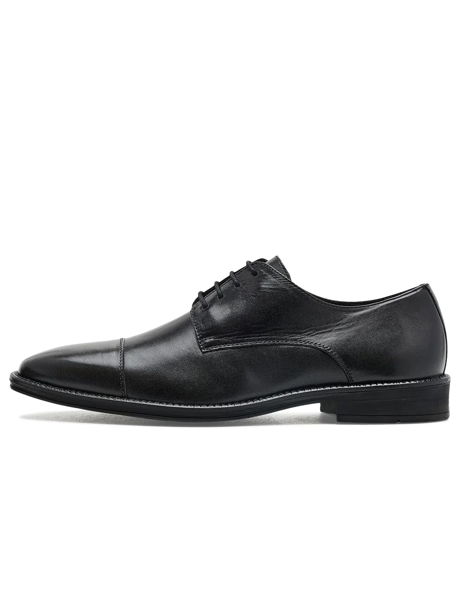 Оксфорды с закрытым носком Maddox Cap-toe Oxford A.Veer — изображение 4 из 4, черный