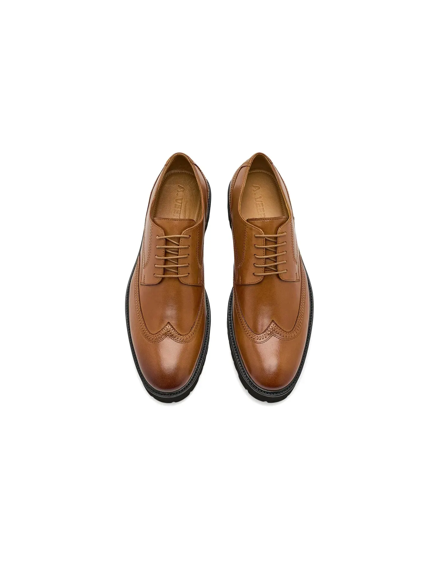 Оксфорды Hadley Wingtip A.Veer — изображение 2 из 4, бежевый