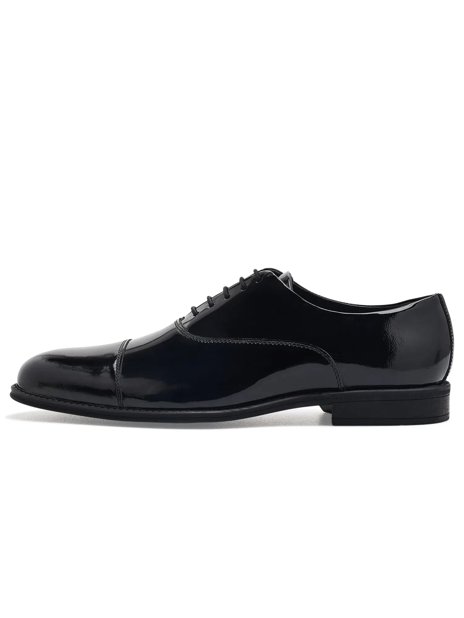 Оксфорды с закрытым носком Nero Cap-toe Oxford A.Veer — изображение 4 из 4, черный