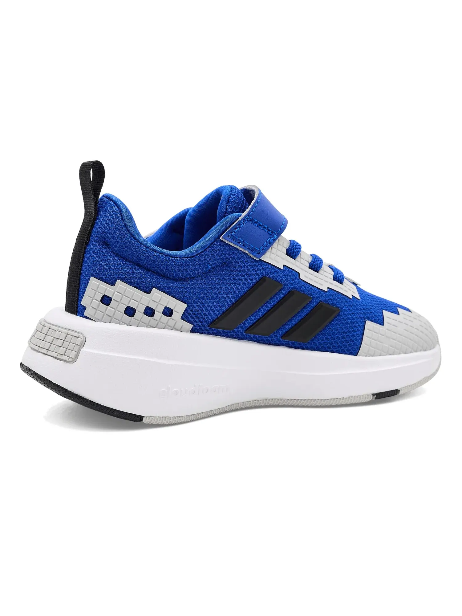 Кроссовки Minecraft Pro (для маленьких детей) Adidas Kids — изображение 3 из 4, синий/черный/серый