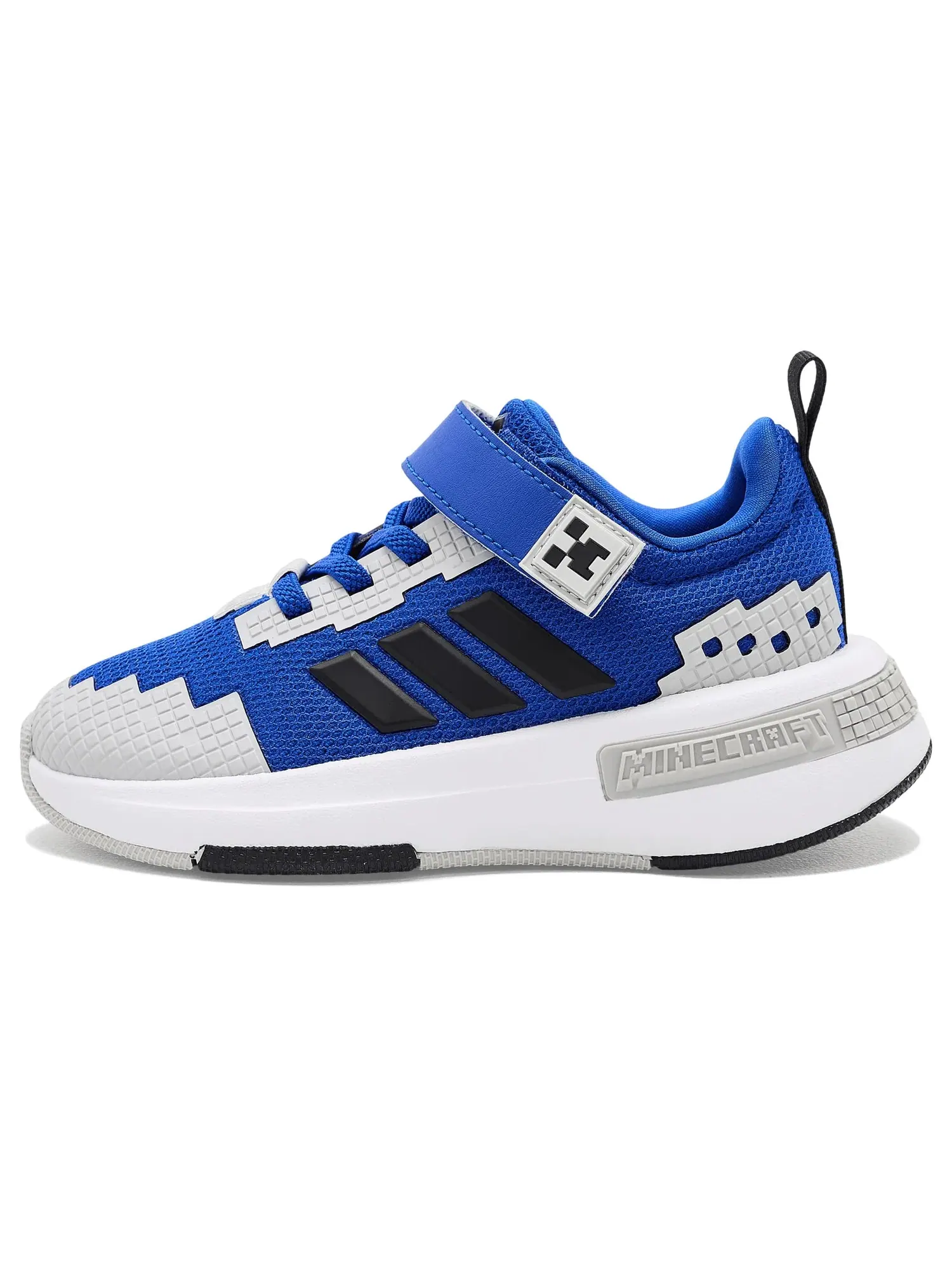 Кроссовки Minecraft Pro (для маленьких детей) Adidas Kids — изображение 4 из 4, синий/черный/серый