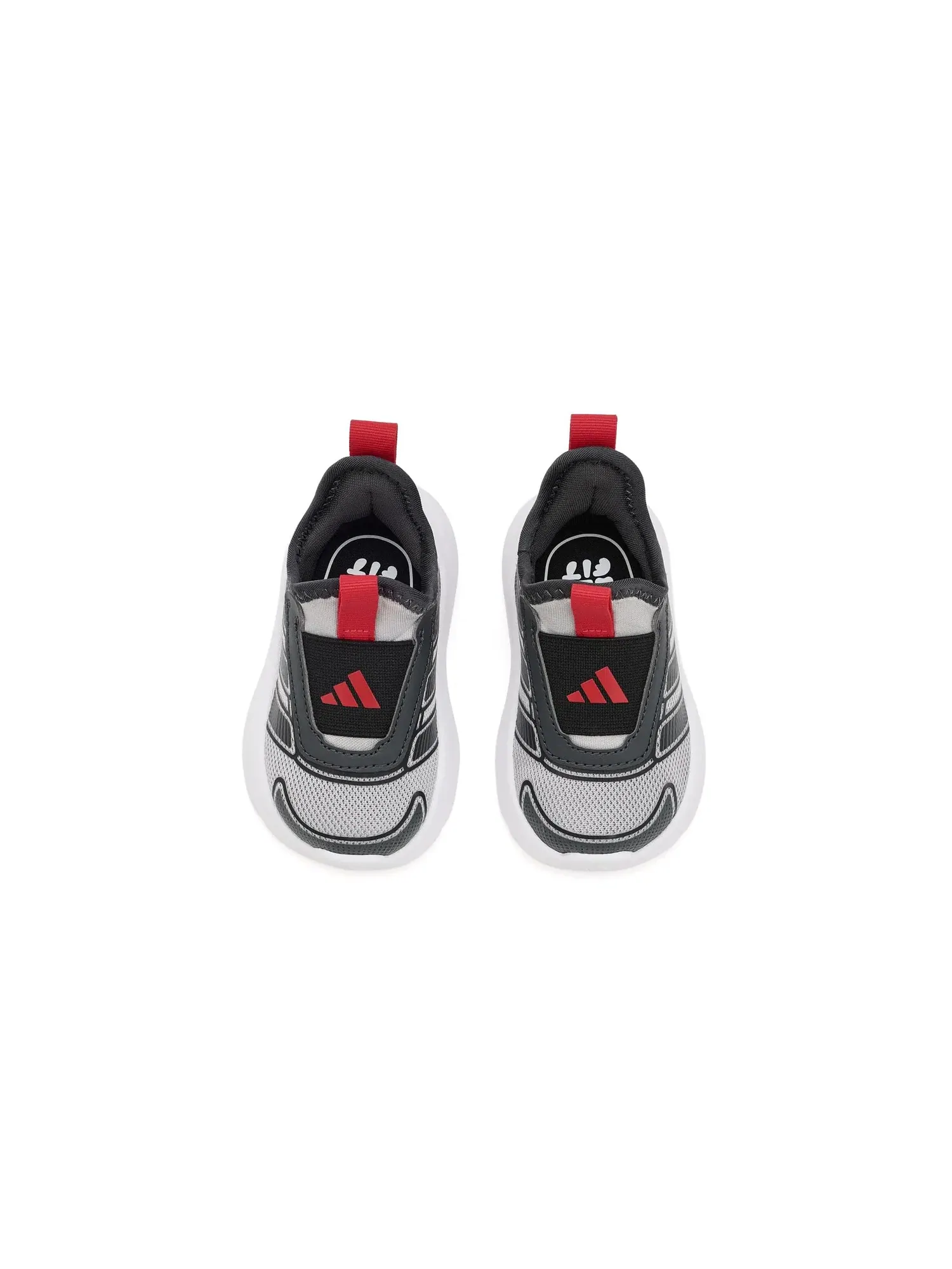 Кроссовки Tensaur Comfort 2 (для младенцев и малышей) Adidas Kids — изображение 2 из 4, серый/черный/серый