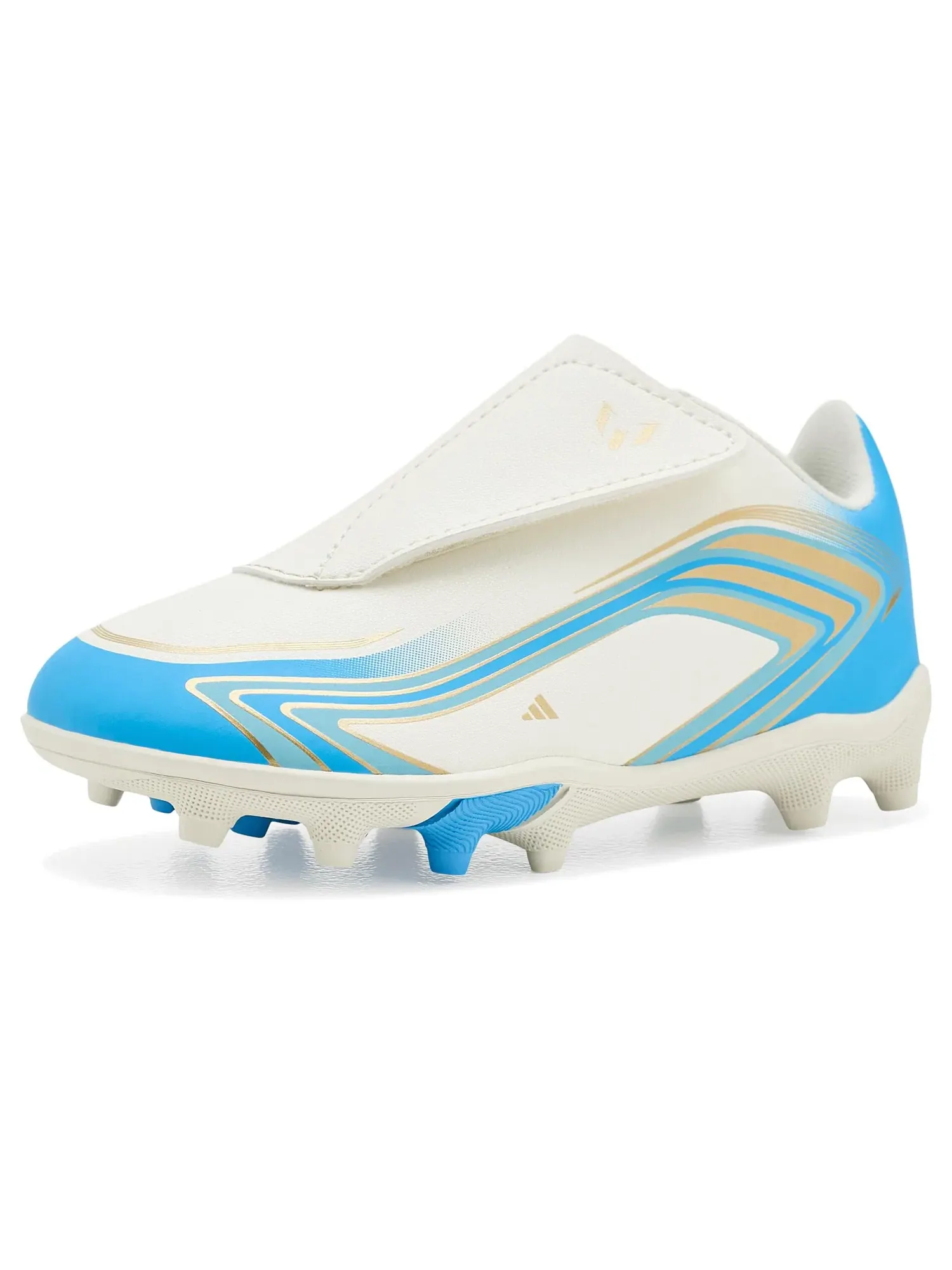 Бутсы F50 Messi Club Velcro Firm Ground/Multi Ground Football (для маленьких детей и малышей) Adidas Kids