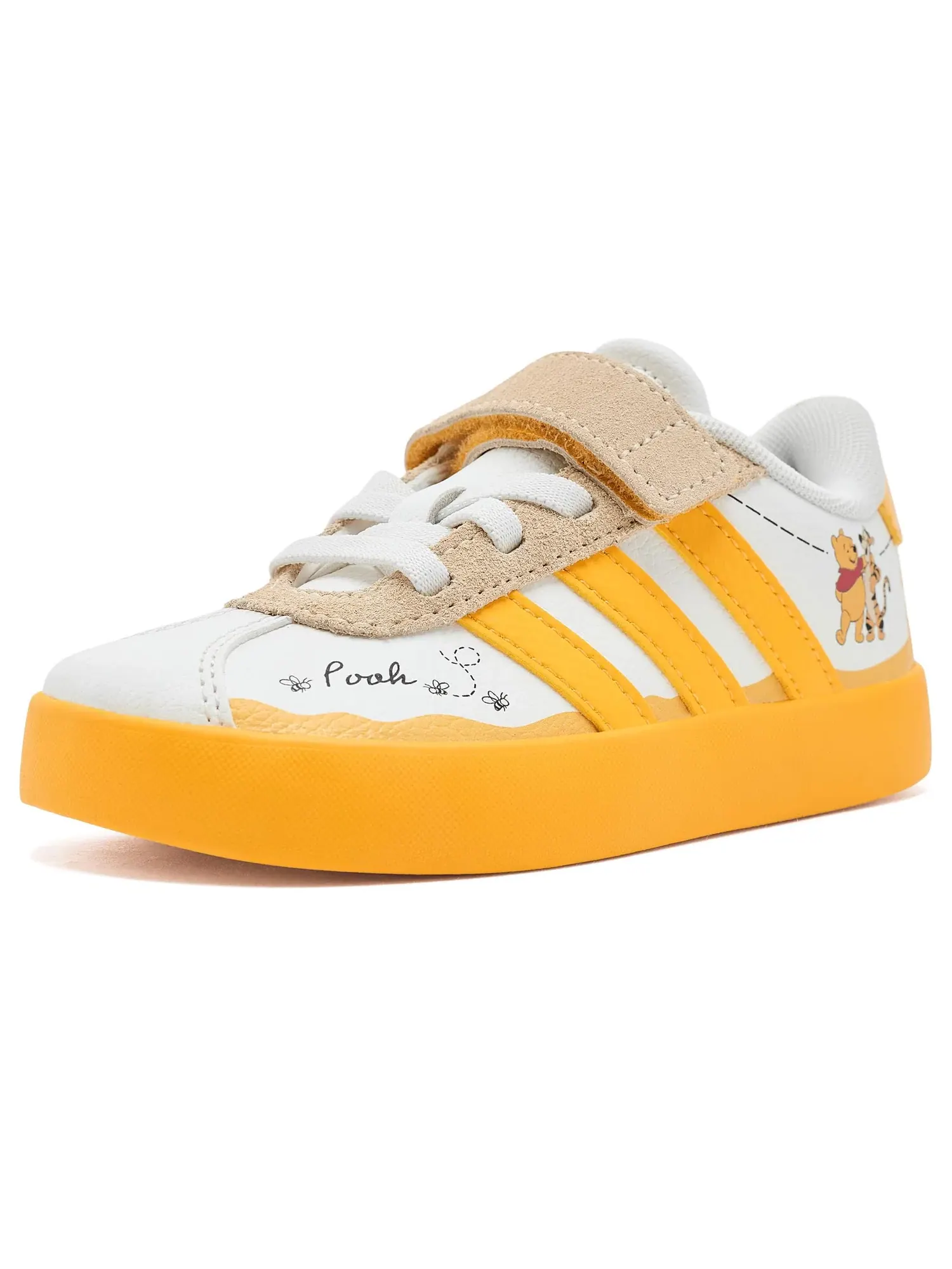 Кроссовки Disney Vl Court 3.0 Elastic Lace & Strap (для маленьких детей) Adidas Kids — изображение 1 из 4