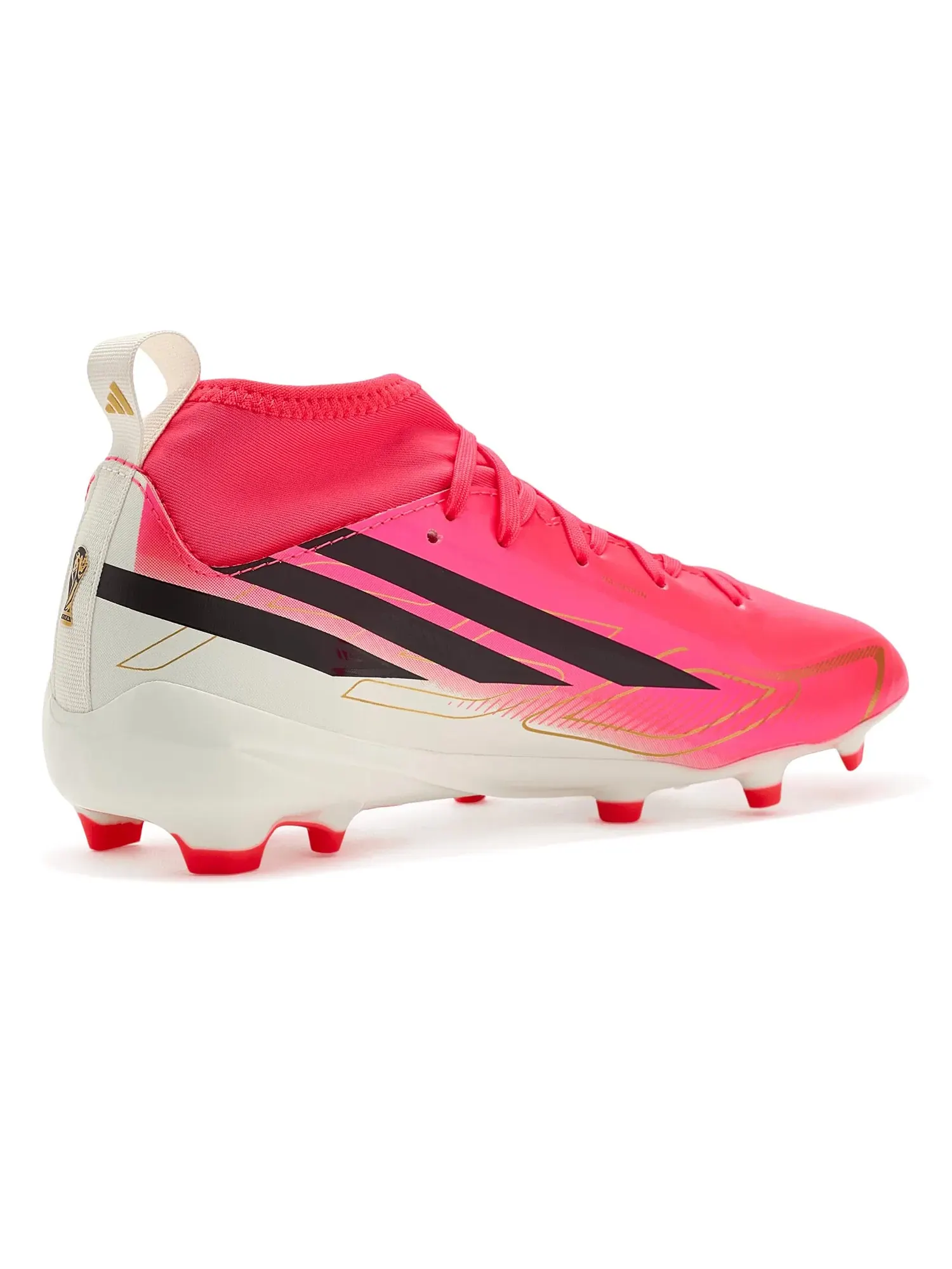 Бутсы F50 Hyperfast League Mid Firm Ground (для малышей, маленьких и больших детей) Adidas Kids — изображение 3 из 4
