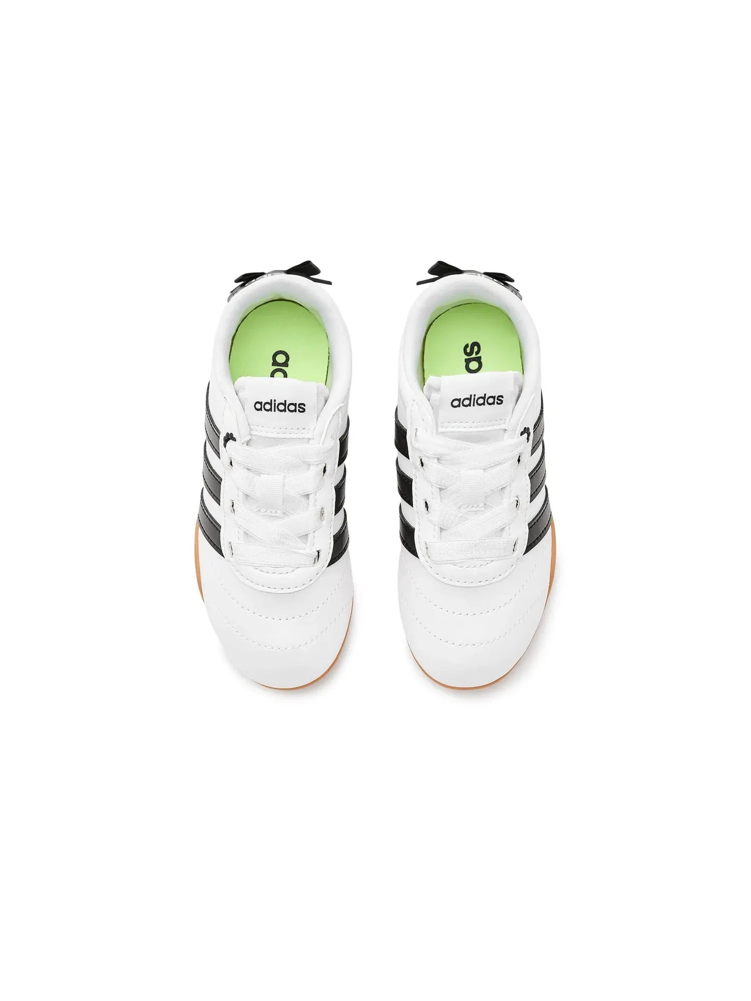 Кроссовки Grand Court Low (для маленьких и больших детей) Adidas Kids — изображение 2 из 4, белый/черный/желтый