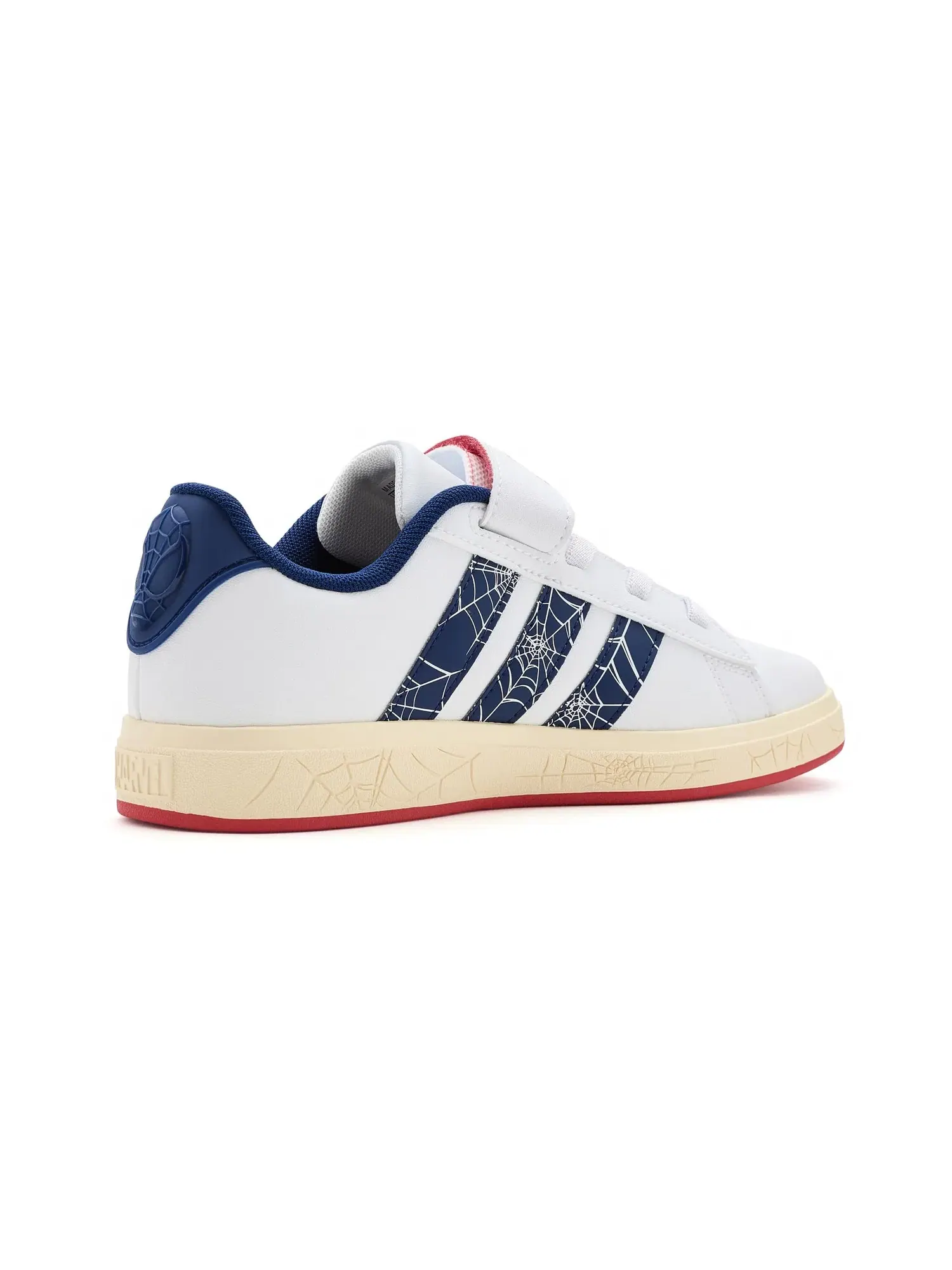 Кроссовки Marvel Grand Court Elastic Lace & Strap (для маленьких и больших детей) Adidas Kids — изображение 3 из 4