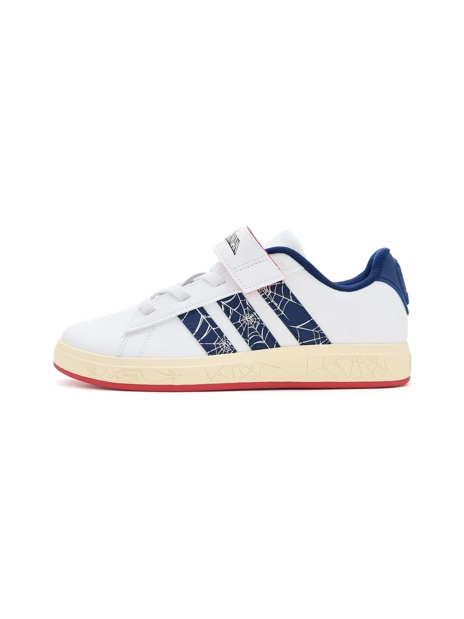 Кроссовки Marvel Grand Court Elastic Lace & Strap (для маленьких и больших детей) Adidas Kids — изображение 4 из 4
