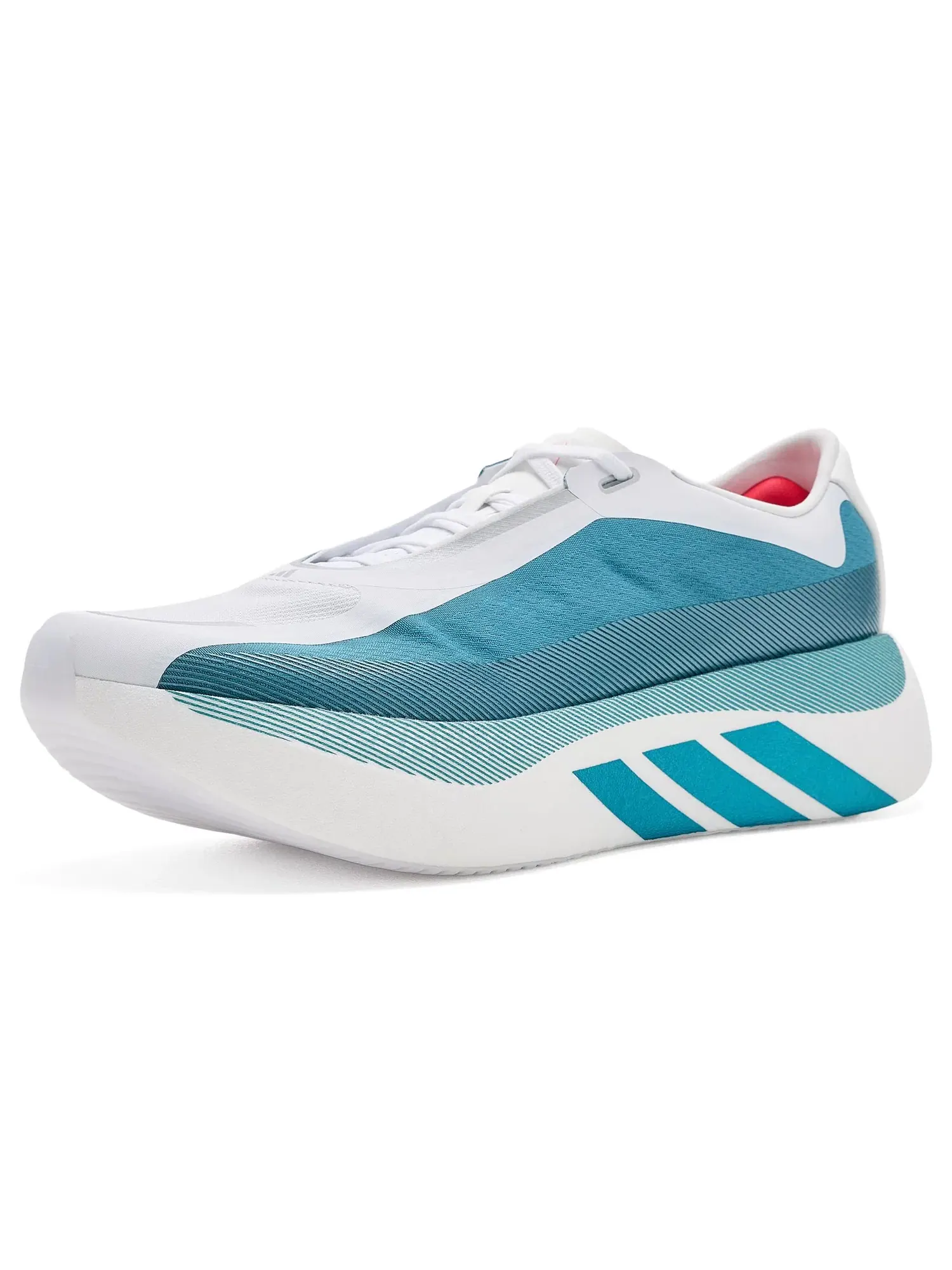 Беговые кроссовки Hyperboost Edge Adidas — изображение 1 из 4, белый/металлик/красный