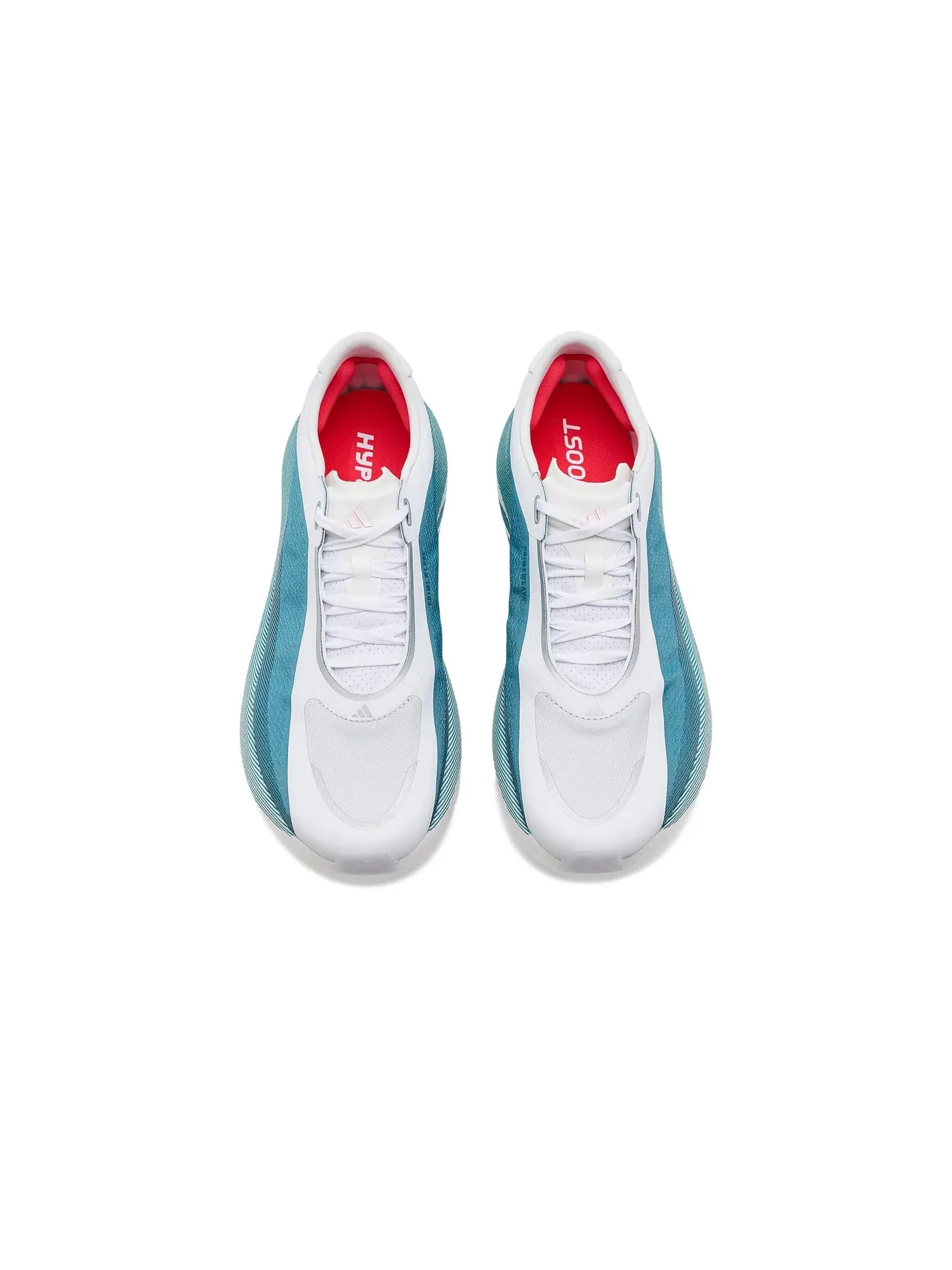 Беговые кроссовки Hyperboost Edge Adidas — изображение 2 из 4, белый/металлик/красный