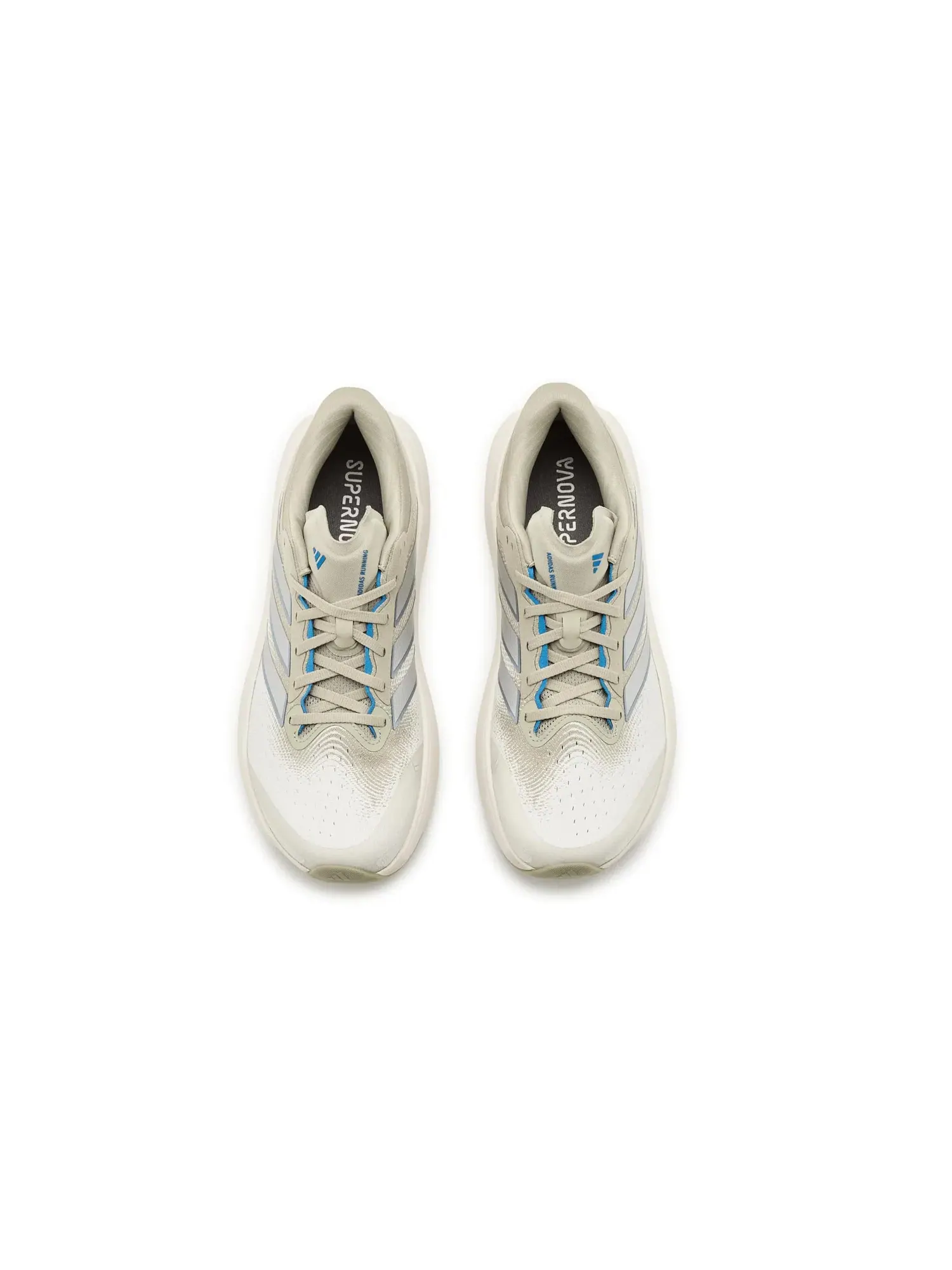 Кроссовки Supernova Rise 3 для бега Adidas — изображение 2 из 4, серебристый