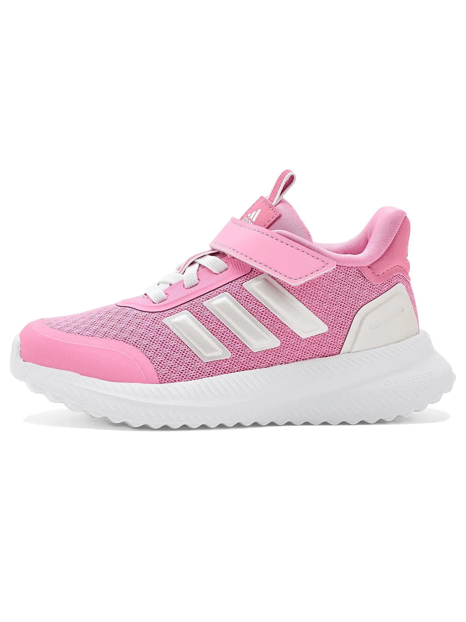 Кроссовки X_PLR Path Elastic Lace & Strap (для маленьких детей) Adidas Kids — изображение 4 из 4, металлик//розовый