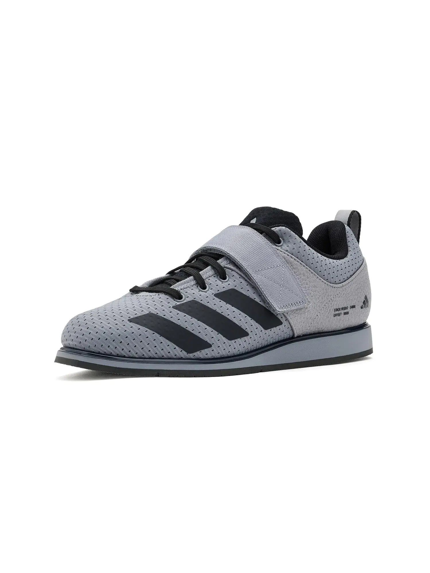 Кроссовки для тяжелой атлетики Powerlift 5 Weightlifting Adidas — изображение 1 из 4, серый//черный