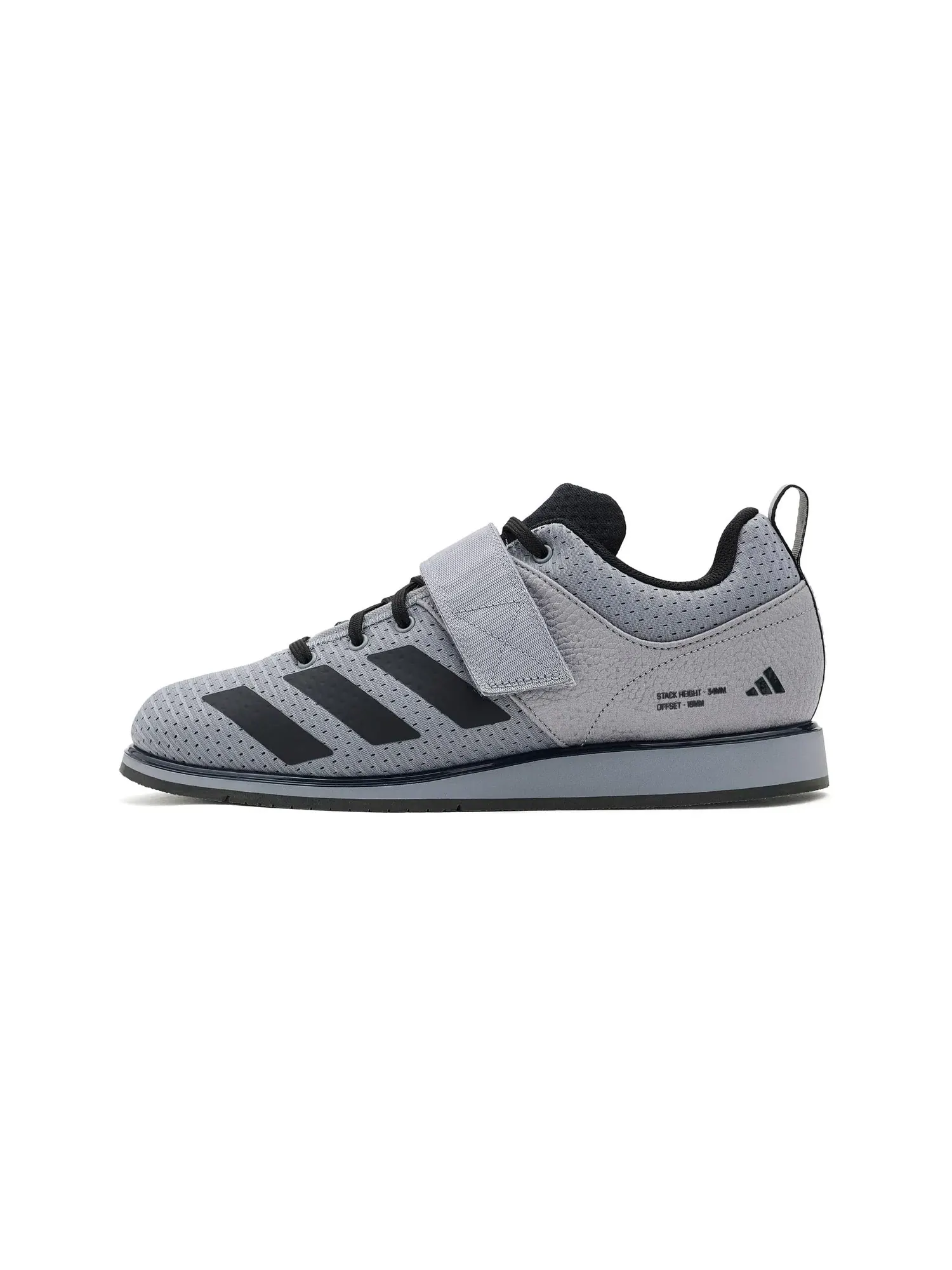 Кроссовки для тяжелой атлетики Powerlift 5 Weightlifting Adidas — изображение 4 из 4, серый//черный