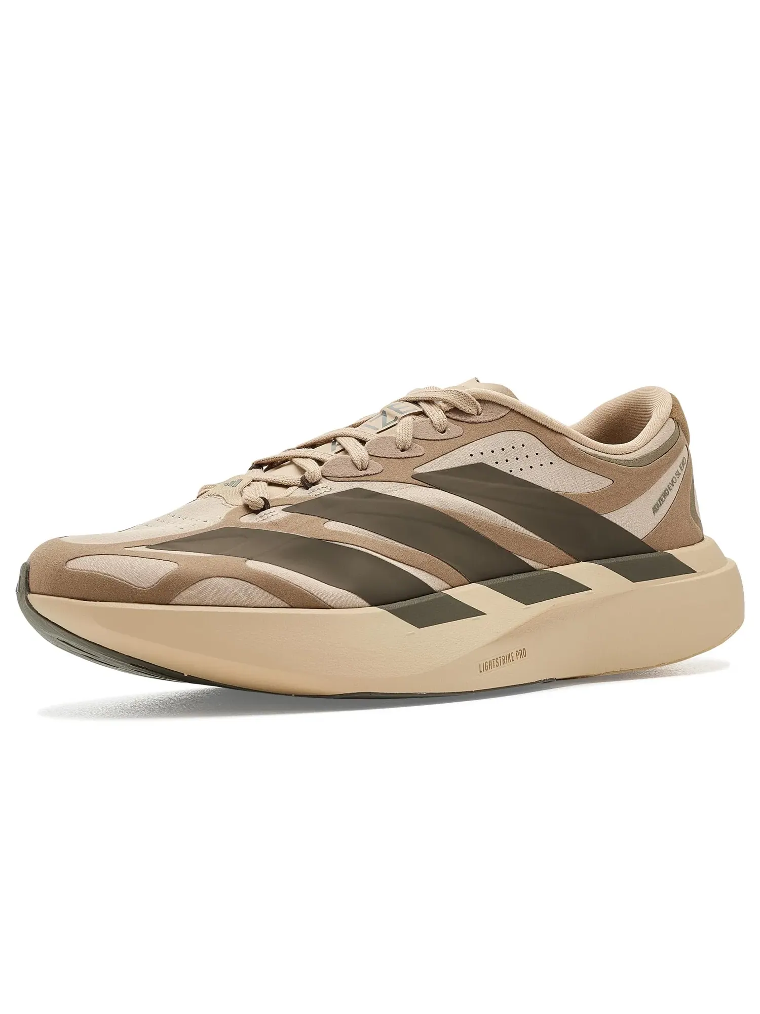 Кроссовки Adizero Evolution SL Exo Suede Adidas — изображение 1 из 4, бежевый/коричневый