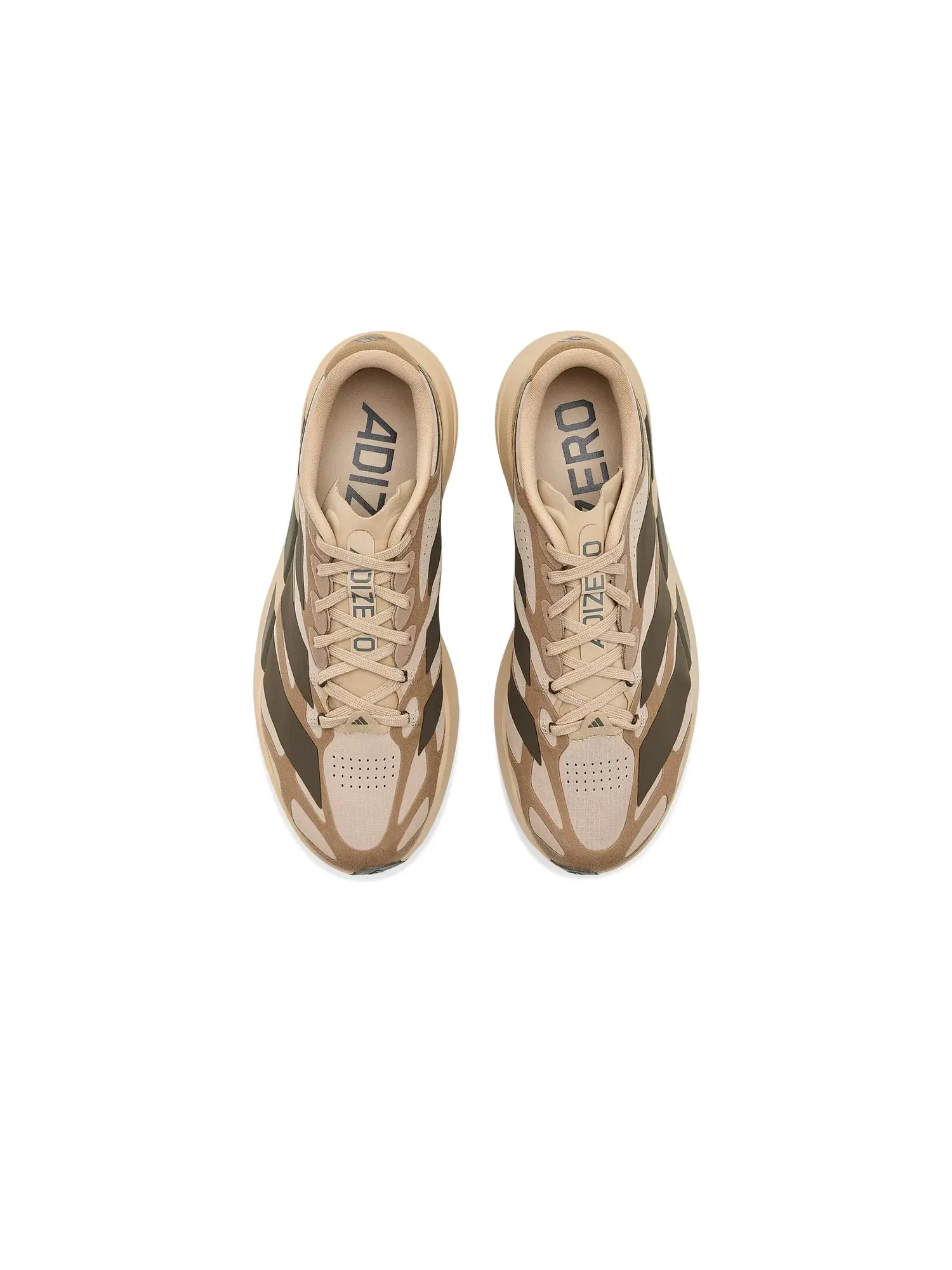 Кроссовки Adizero Evolution SL Exo Suede Adidas — изображение 2 из 4, бежевый/коричневый
