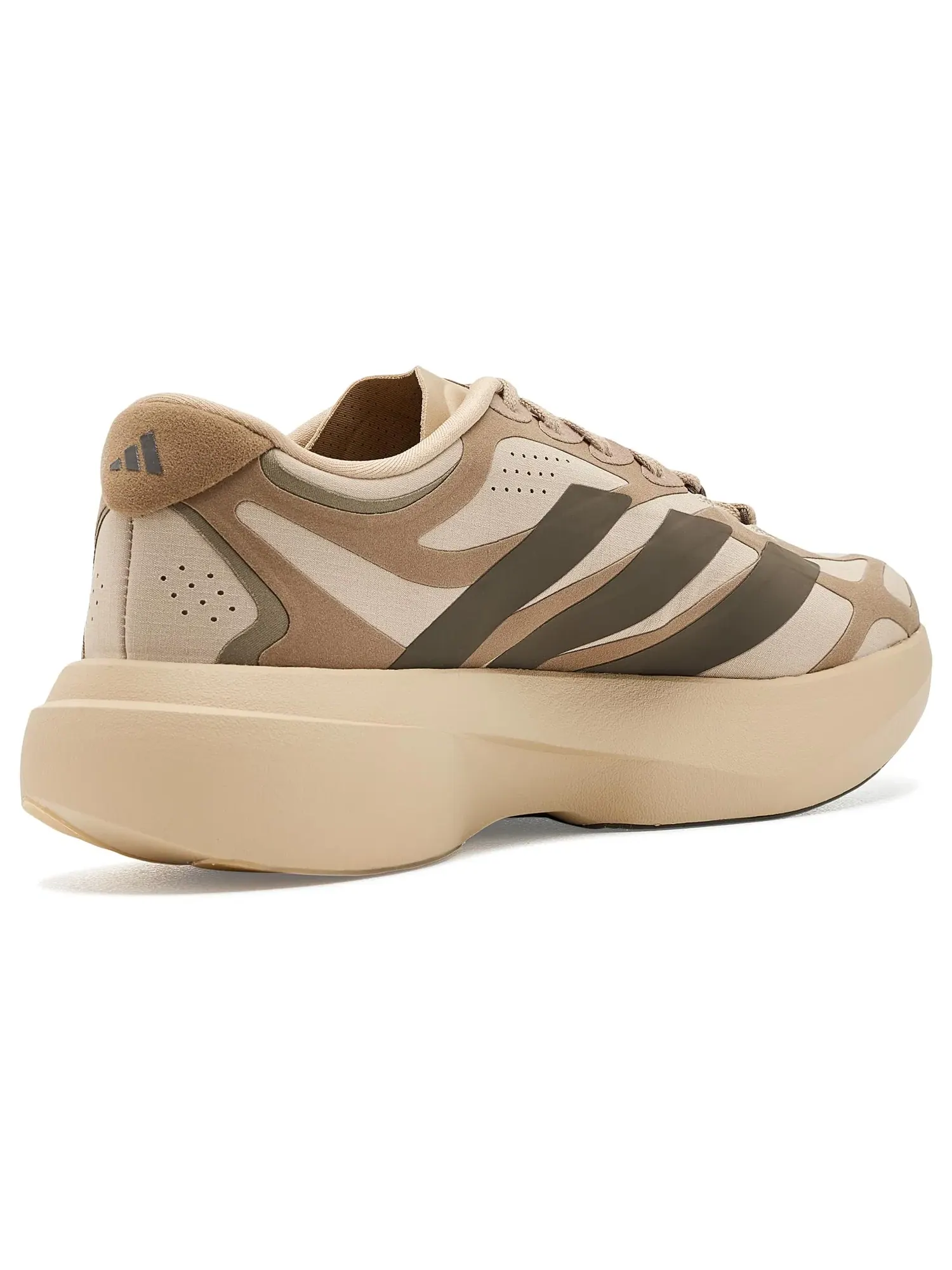 Кроссовки Adizero Evolution SL Exo Suede Adidas — изображение 3 из 4, бежевый/коричневый