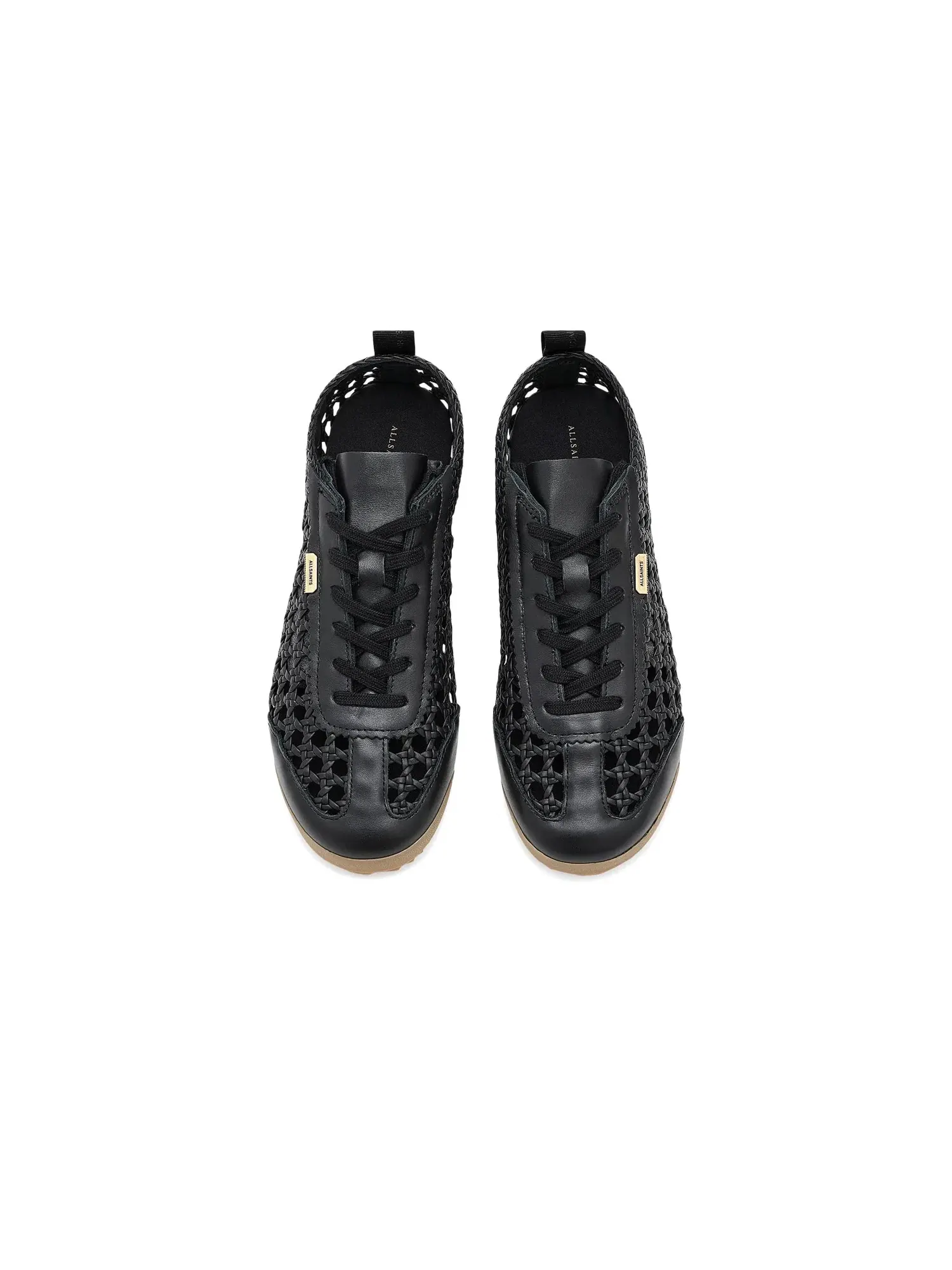 Кроссовки Kenny Woven Runner Allsaints — изображение 2 из 4, черный