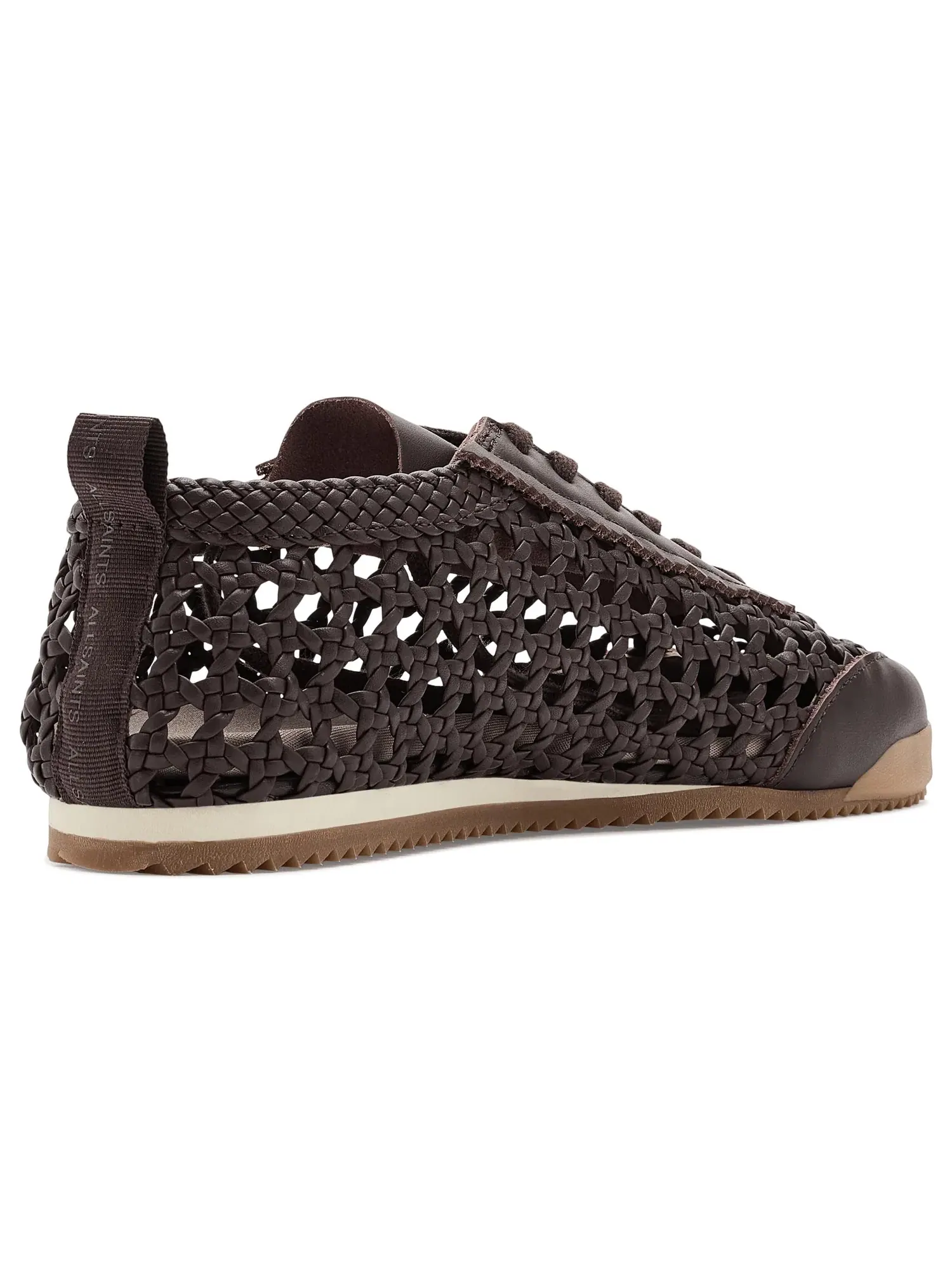 Кроссовки Kenny Woven Runner Allsaints — изображение 3 из 4, коричневый