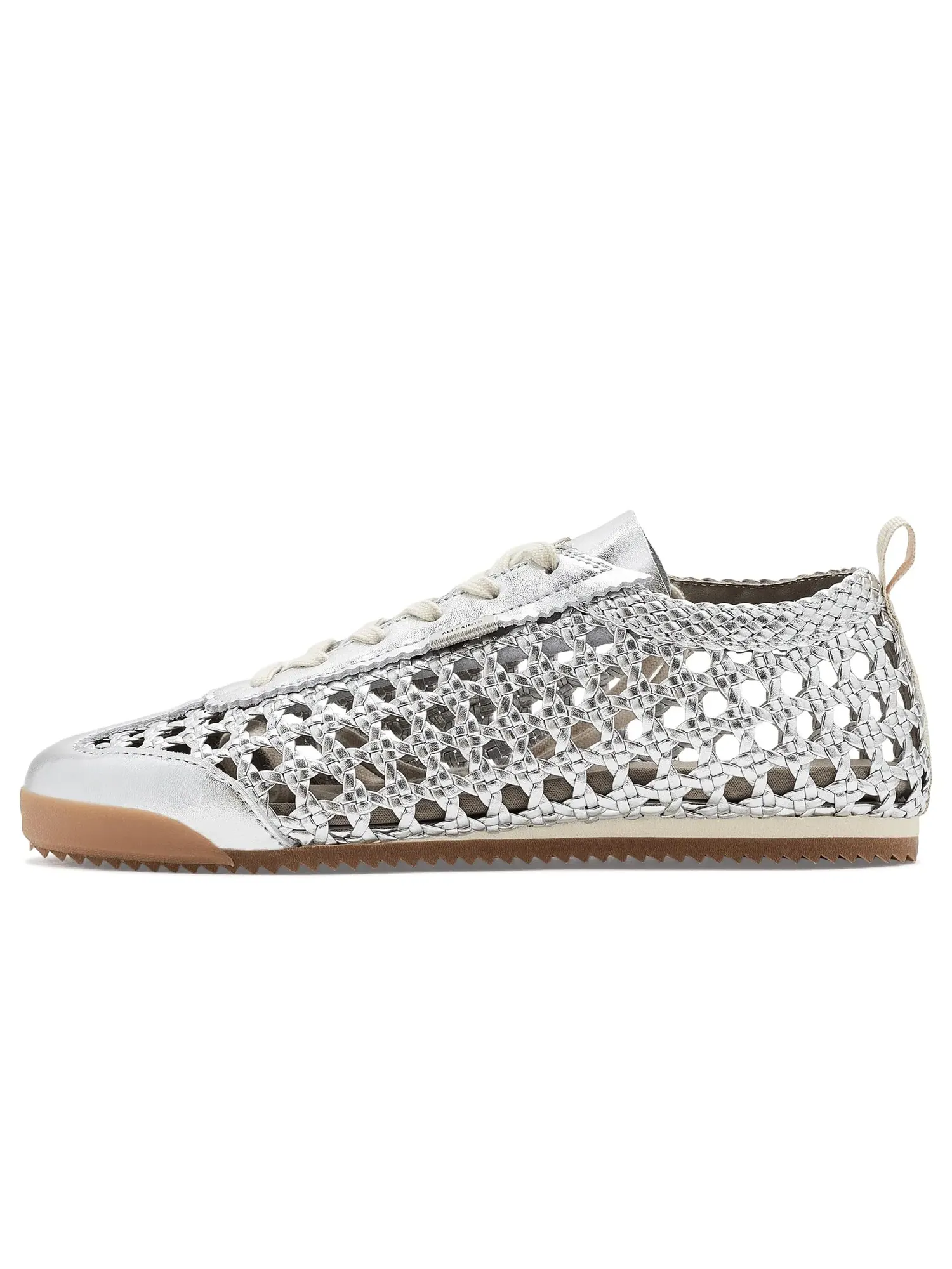 Кроссовки Kenny Woven Runner Allsaints — изображение 4 из 4, серебряный