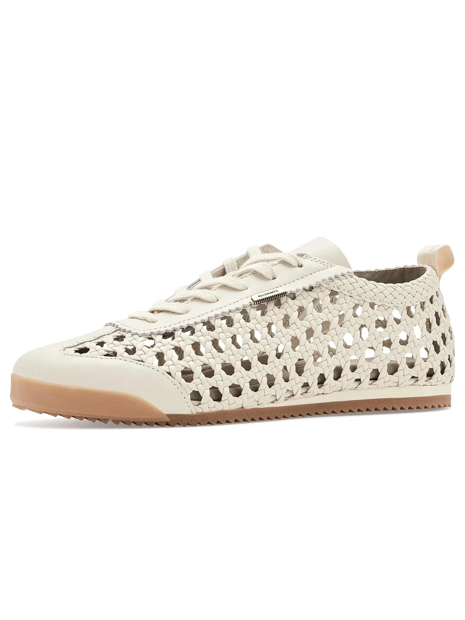 Кроссовки Kenny Woven Runner Allsaints — изображение 1 из 4, белый