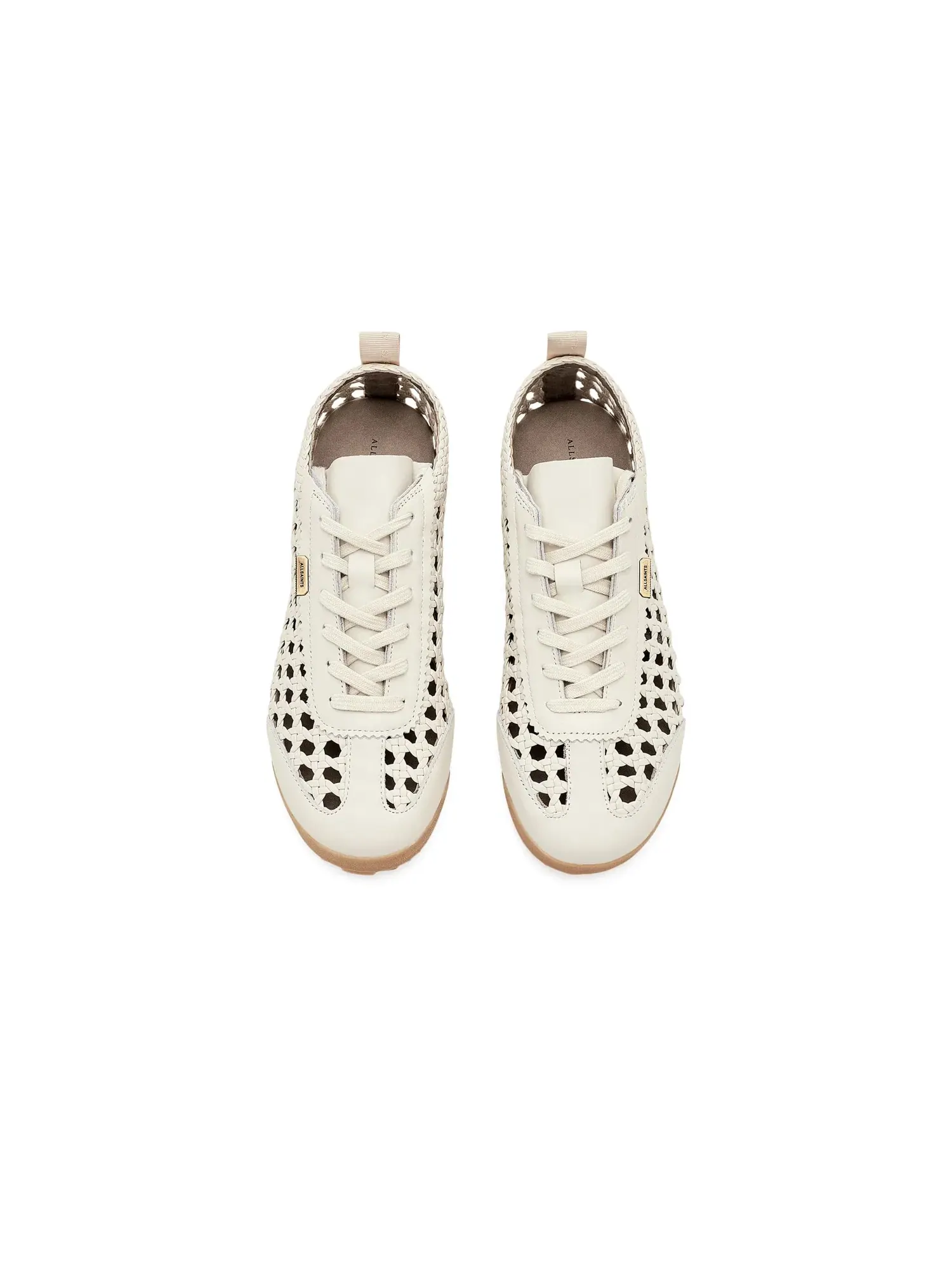 Кроссовки Kenny Woven Runner Allsaints — изображение 2 из 4, белый