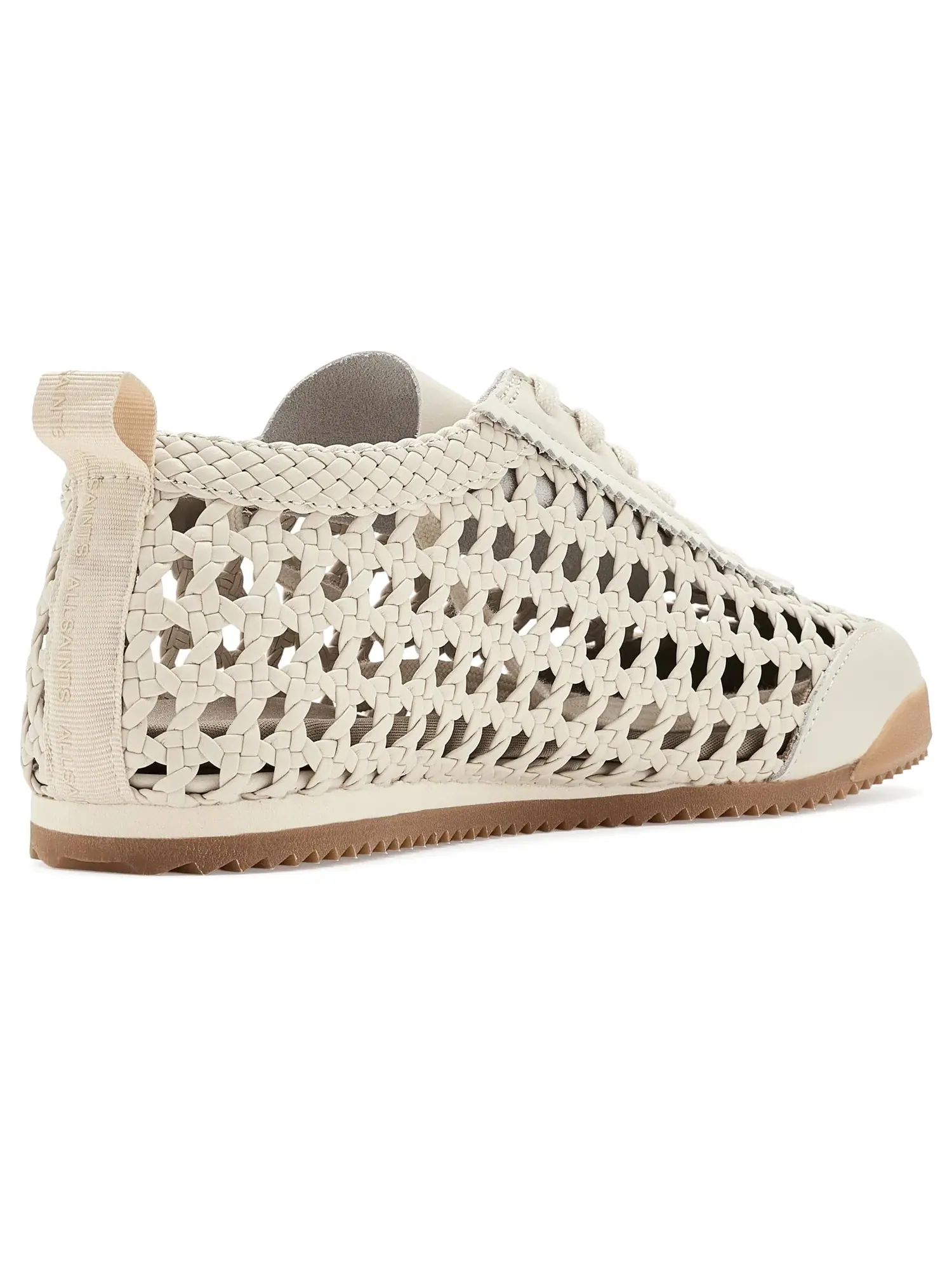 Кроссовки Kenny Woven Runner Allsaints — изображение 3 из 4, белый