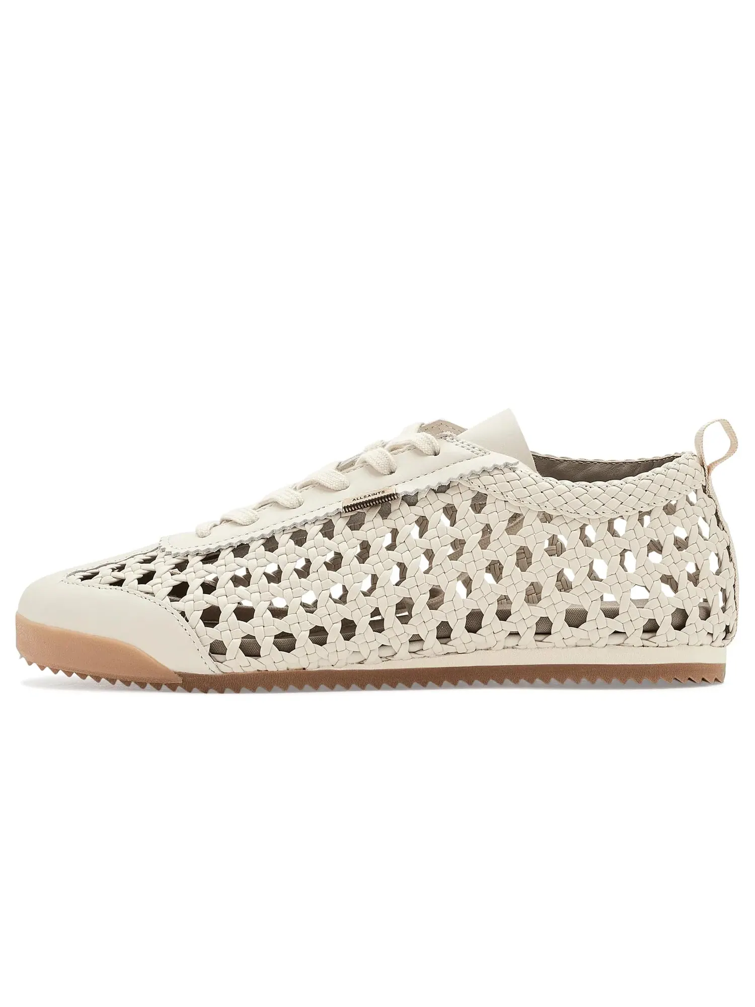 Кроссовки Kenny Woven Runner Allsaints — изображение 4 из 4, белый