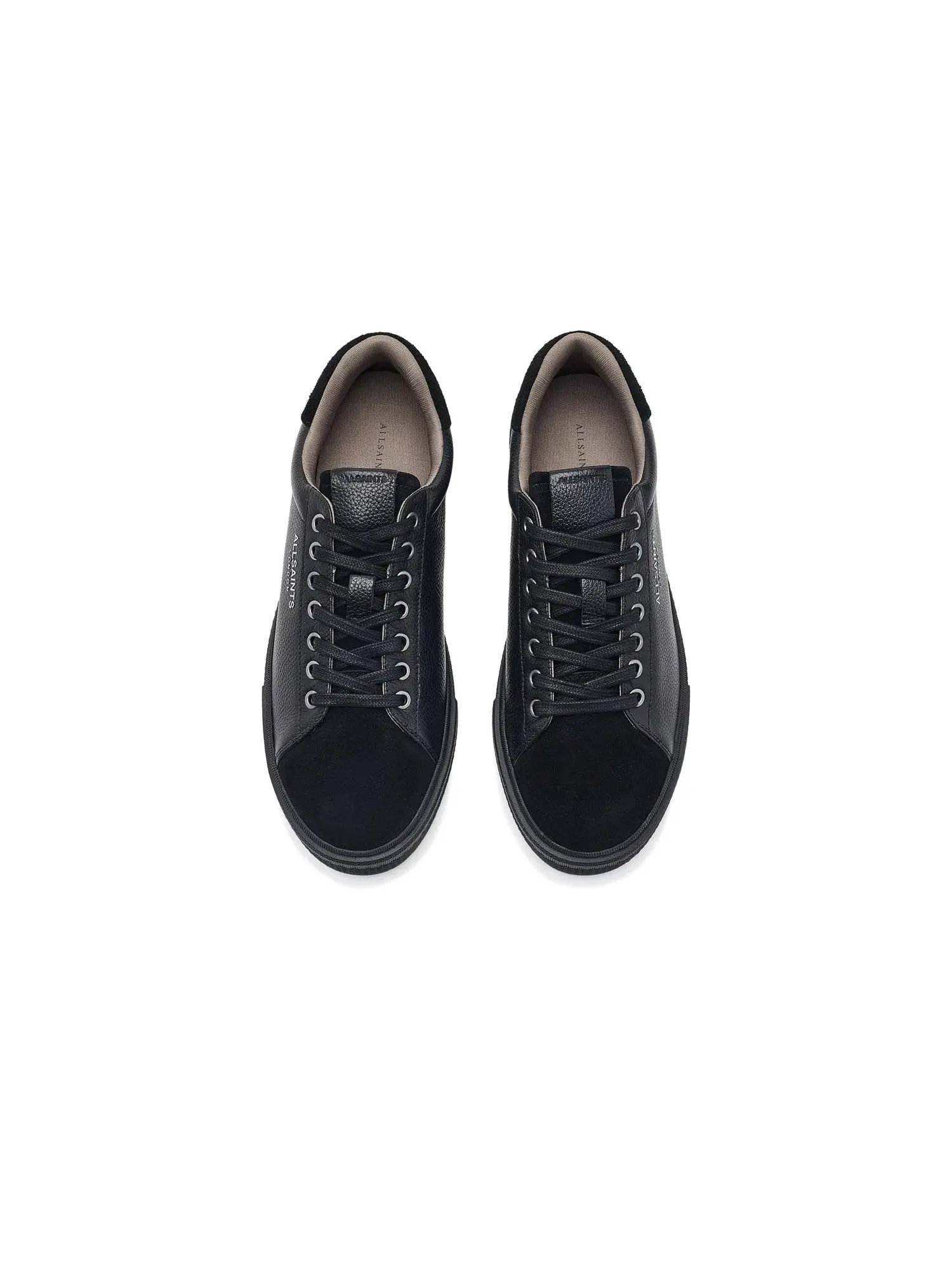 Кроссовки Tucker Low Top Allsaints — изображение 2 из 4, черный/черный