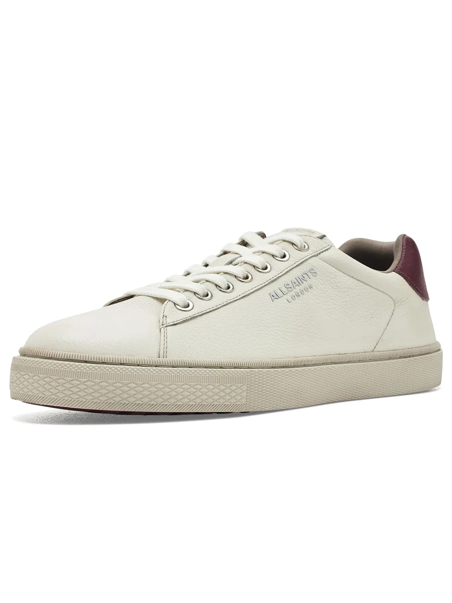 Кроссовки Tucker Low Top Allsaints — изображение 1 из 4, белый/красный