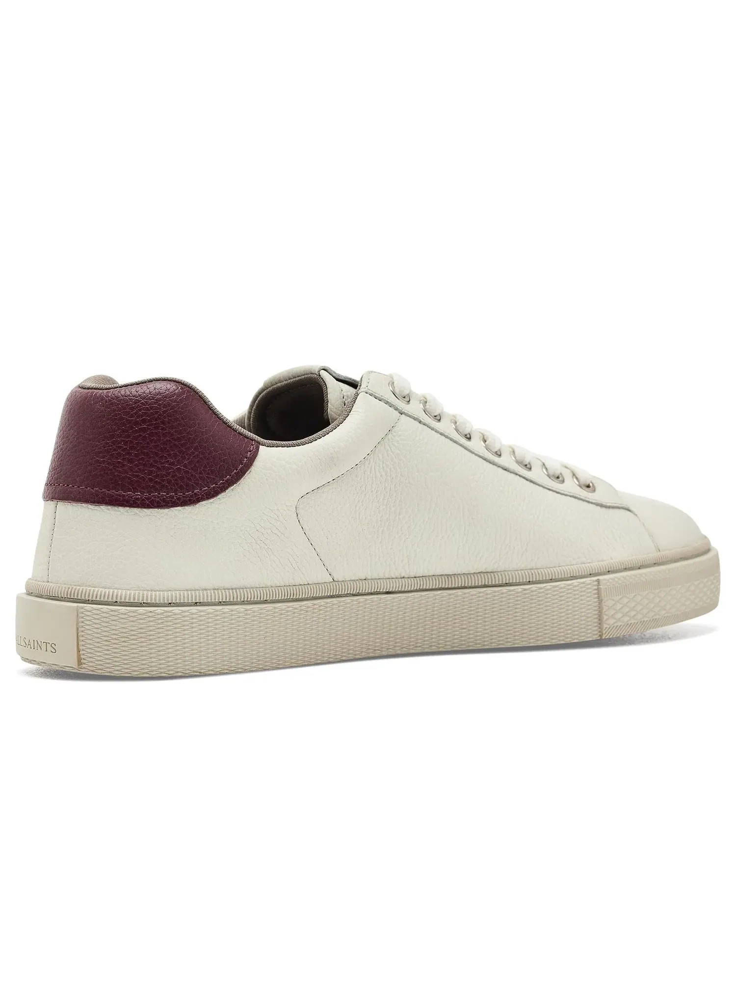 Кроссовки Tucker Low Top Allsaints — изображение 3 из 4, белый/красный