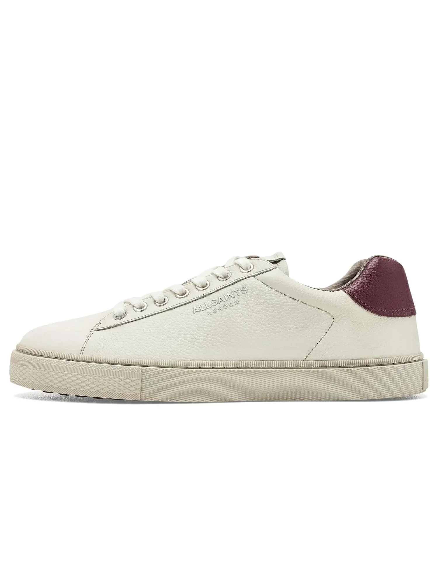 Кроссовки Tucker Low Top Allsaints — изображение 4 из 4, белый/красный