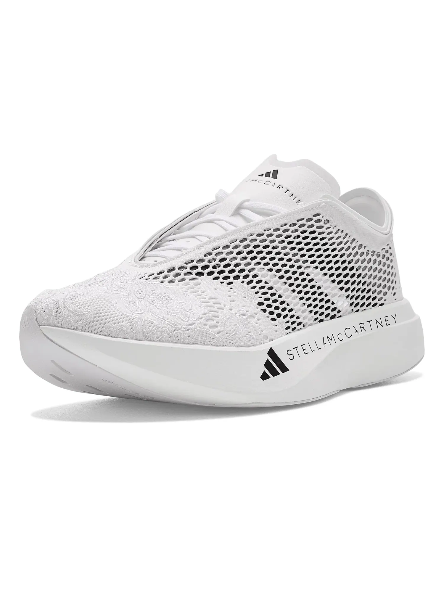 Кроссовки Adidas By Stella Mccartney Adizero Evo Sl — изображение 1 из 4, белый/черный/серебристый
