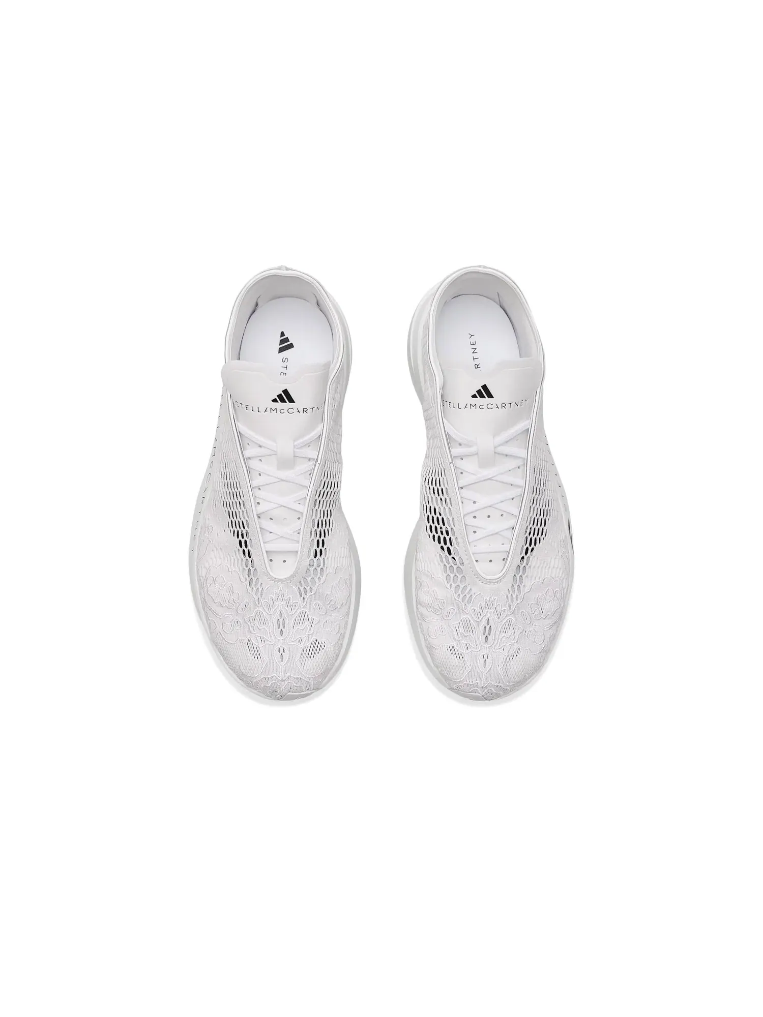 Кроссовки Adidas By Stella Mccartney Adizero Evo Sl — изображение 2 из 4, белый/черный/серебристый