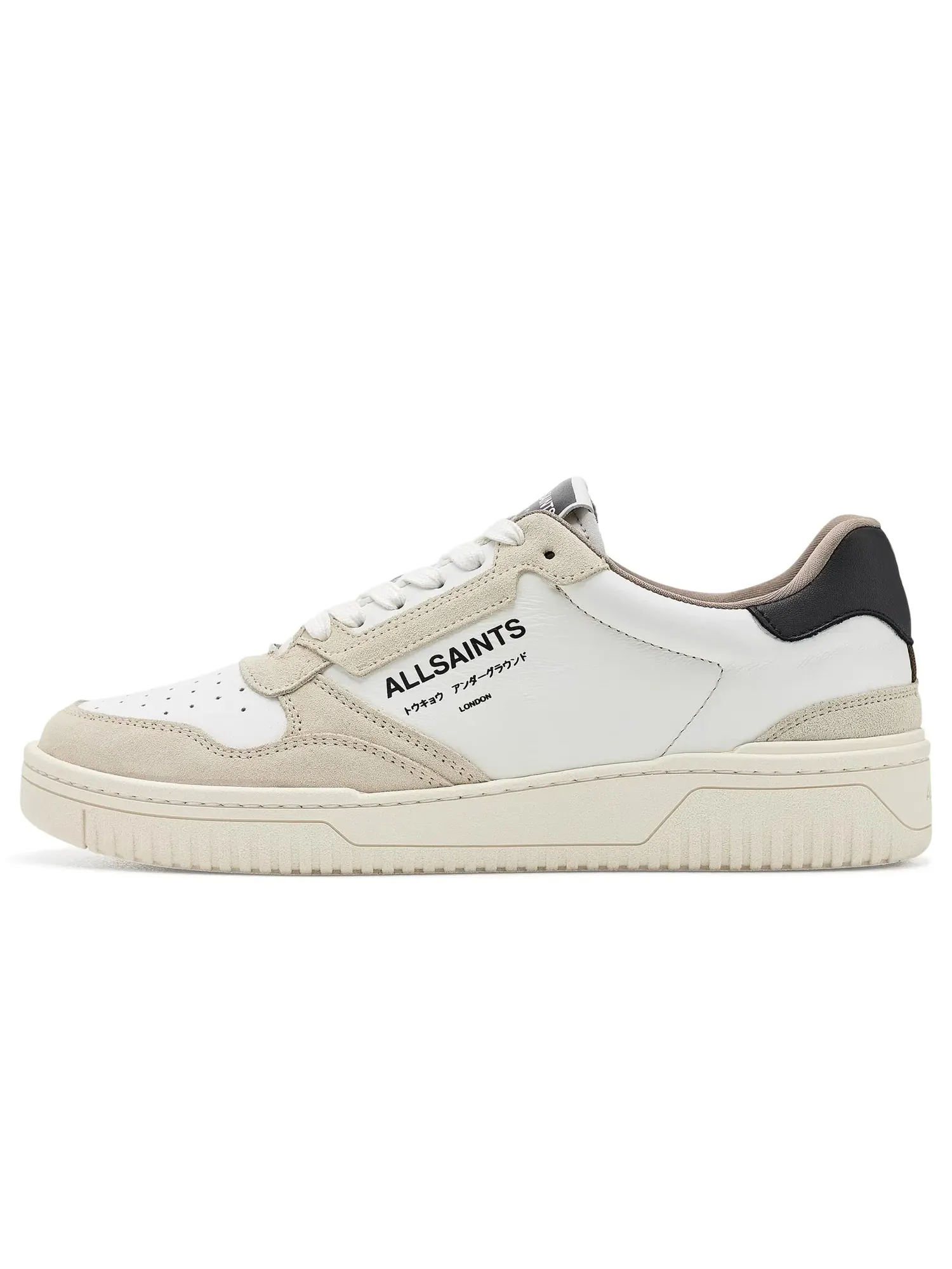 Кроссовки Regan Low Top Allsaints — изображение 4 из 4, белый/черный