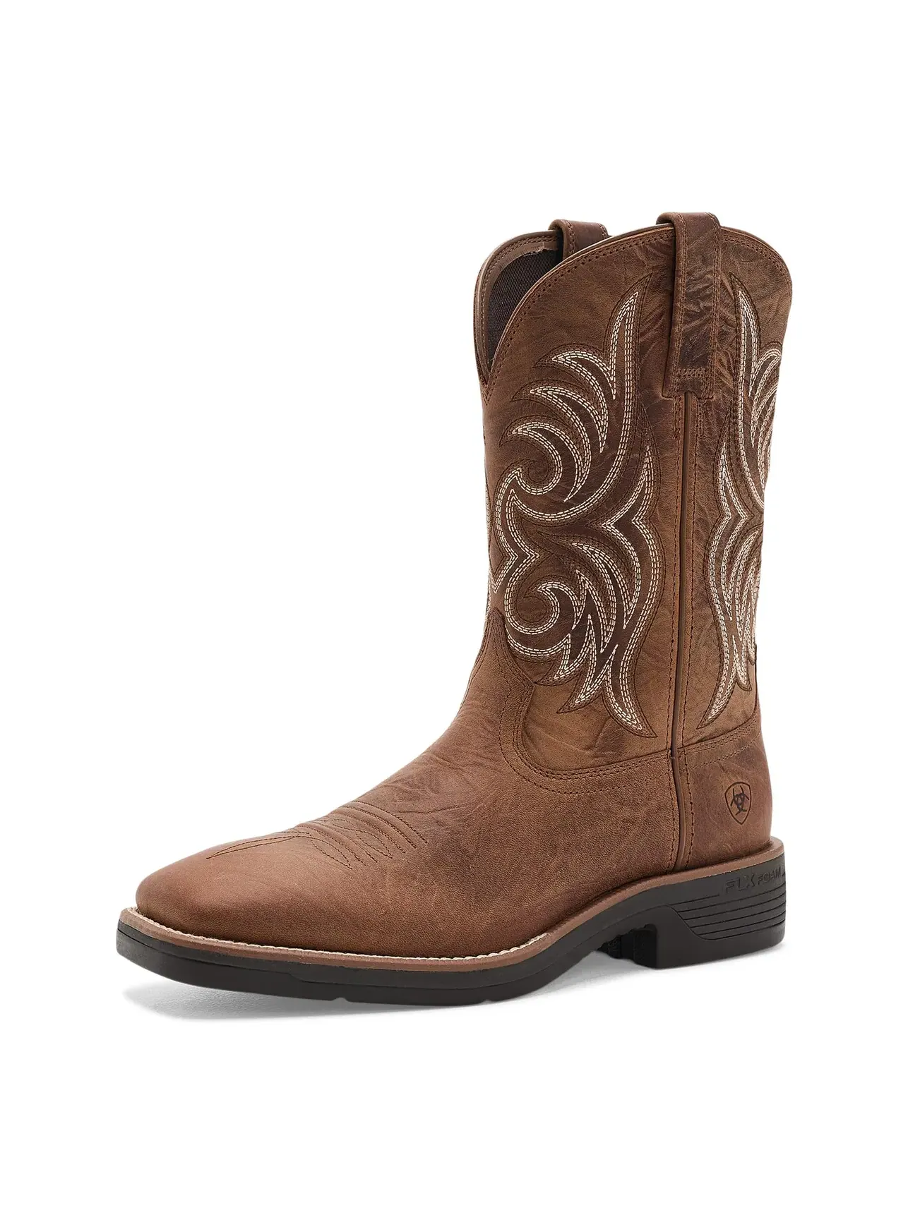 Ковбойские сапоги Ranger с широким квадратным носком Ariat — изображение 1 из 4, бежевый