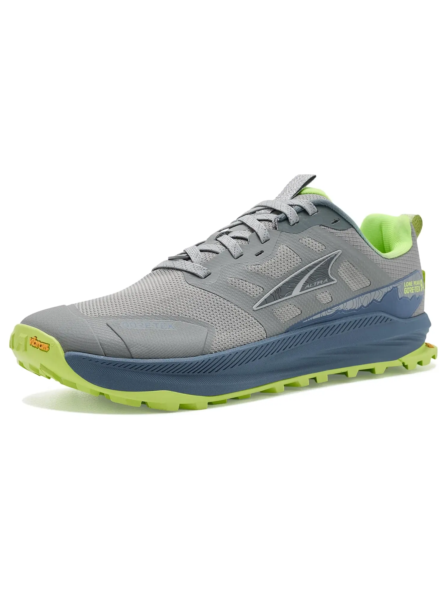 Кроссовки Lone Peak 9+ GTX Altra — изображение 1 из 4, серый//зеленый