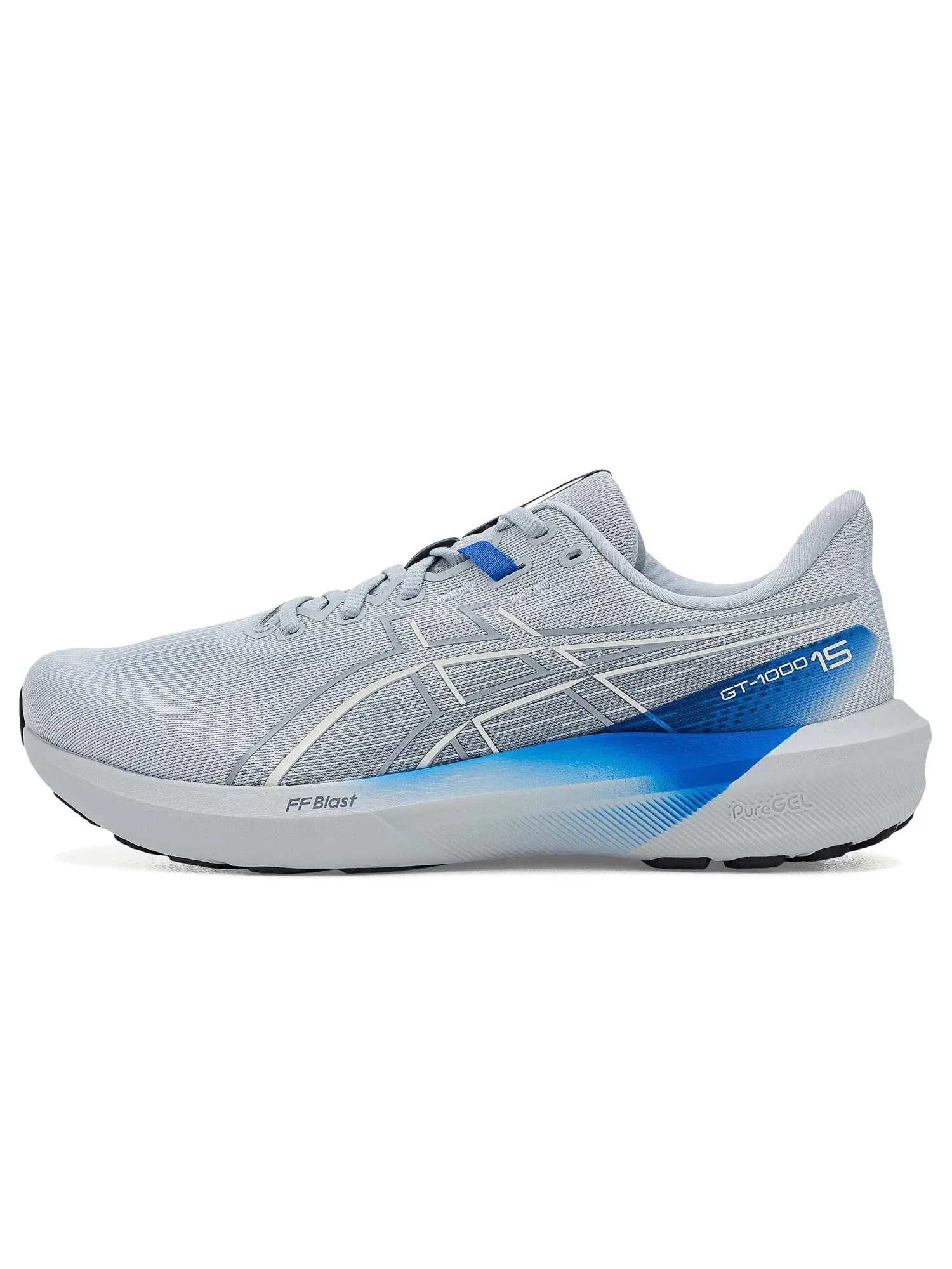 Кроссовки GT-1000 15 Asics — изображение 4 из 4, серый/неоновый синий