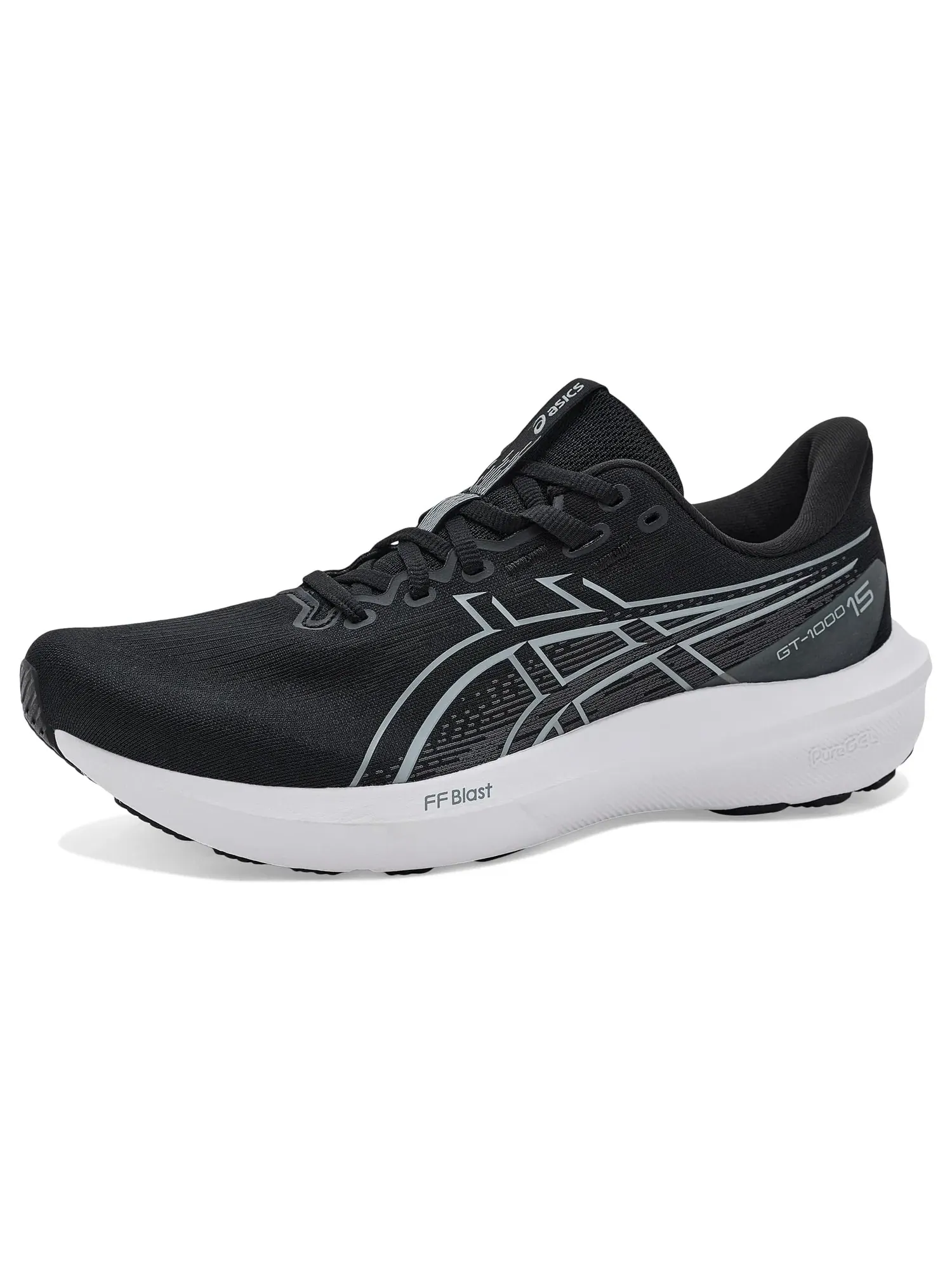 Кроссовки GT-1000 15 Asics — изображение 1 из 4, черный/белый