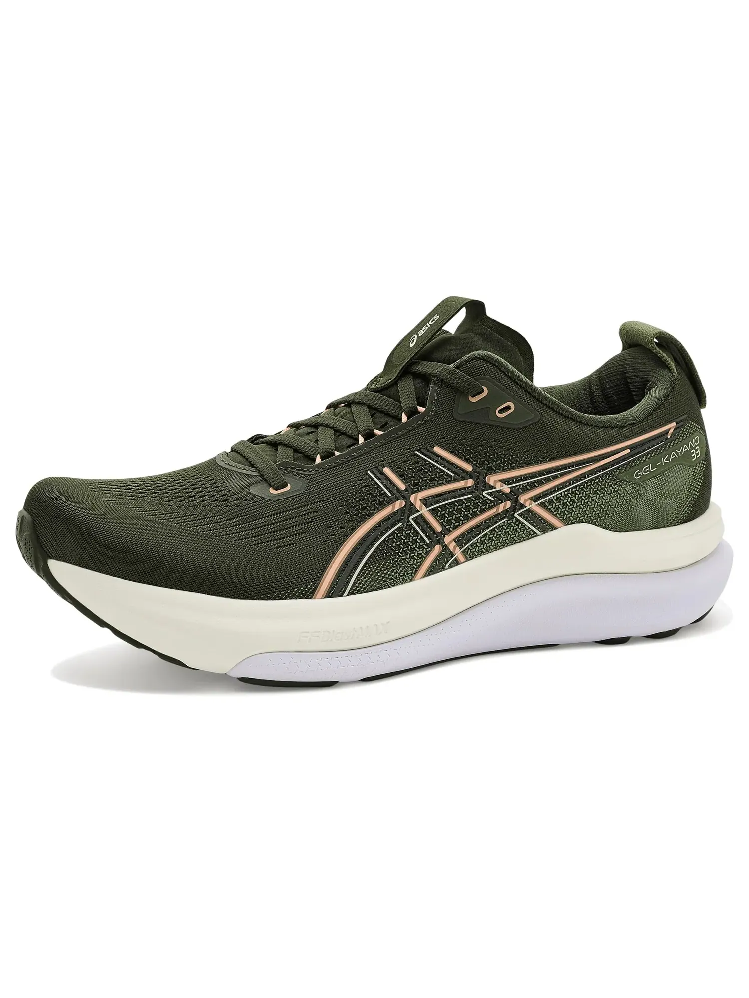 Кроссовки GEL-Kayano 33 Asics — изображение 1 из 4, винтажный хаки/яркий