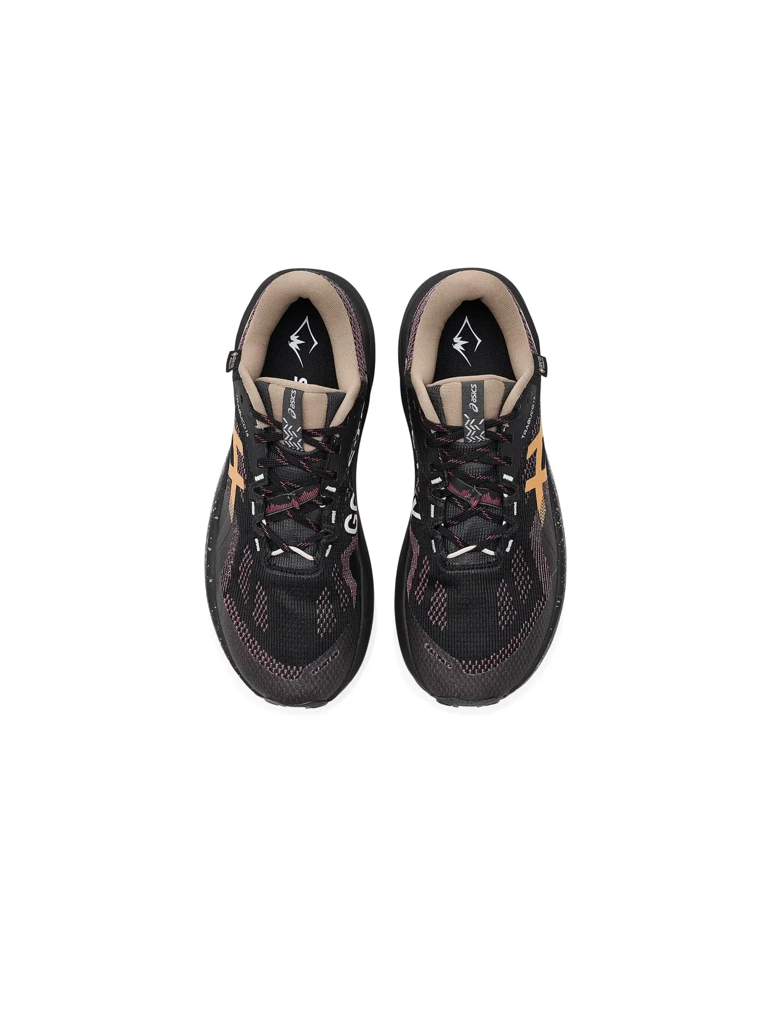 Кроссовки Trabuco 14 GTX Asics — изображение 2 из 4, черный/красный