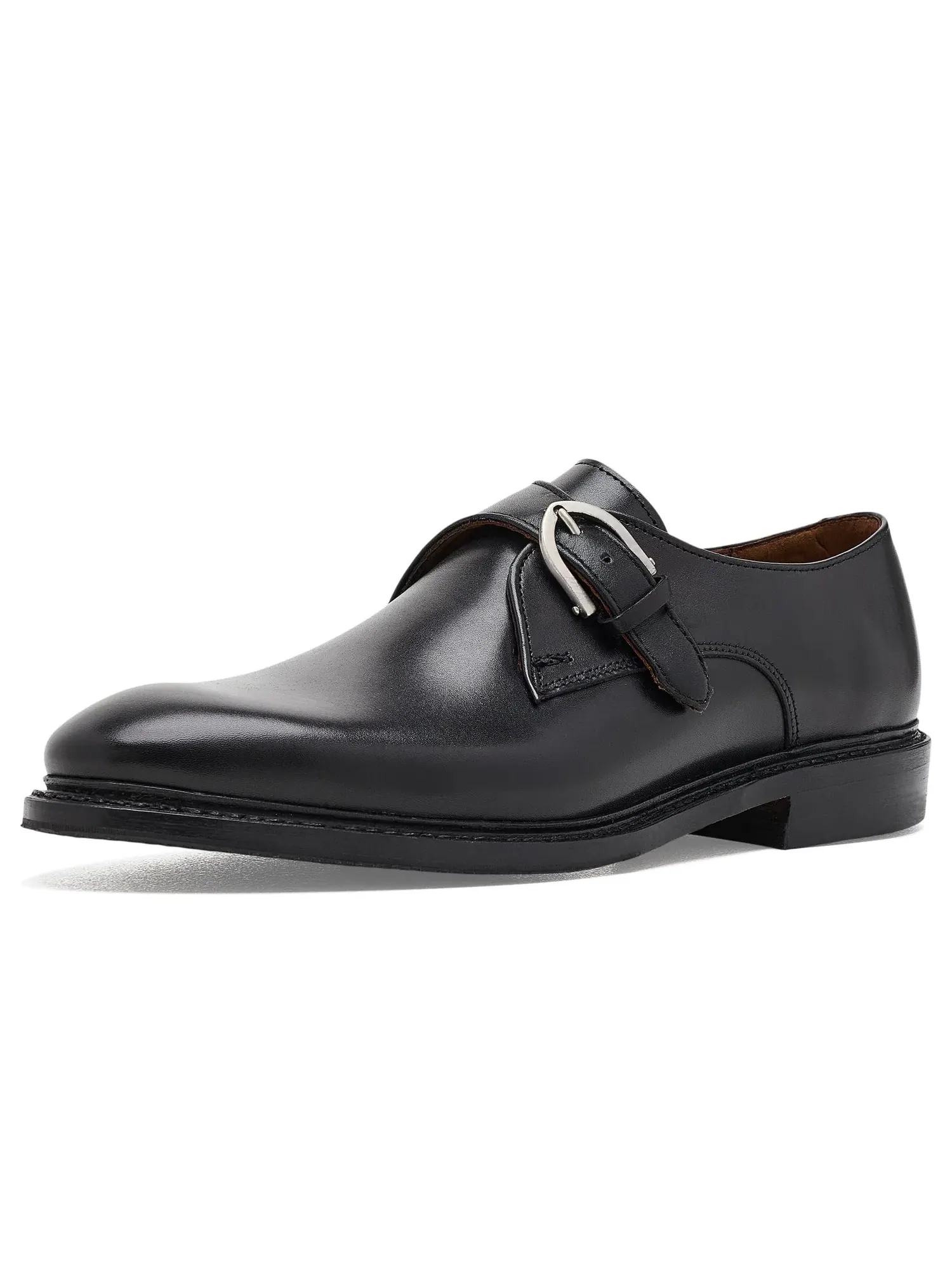 Оксфорды с ремешком Ryder Monk Strap Shoes Allen Edmonds — изображение 1 из 4, черный