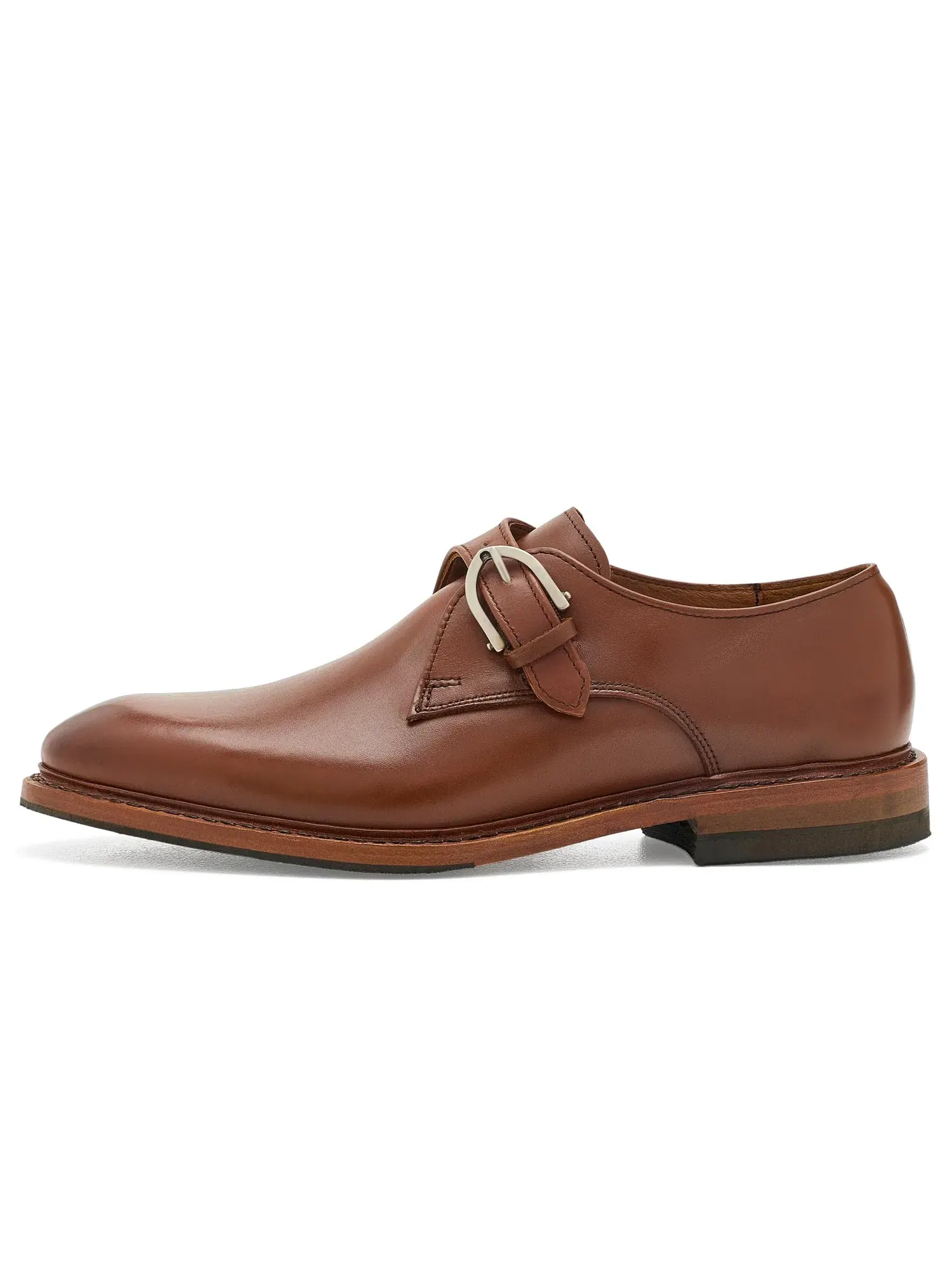 Оксфорды с ремешком Ryder Monk Strap Shoes Allen Edmonds — изображение 4 из 4, чили
