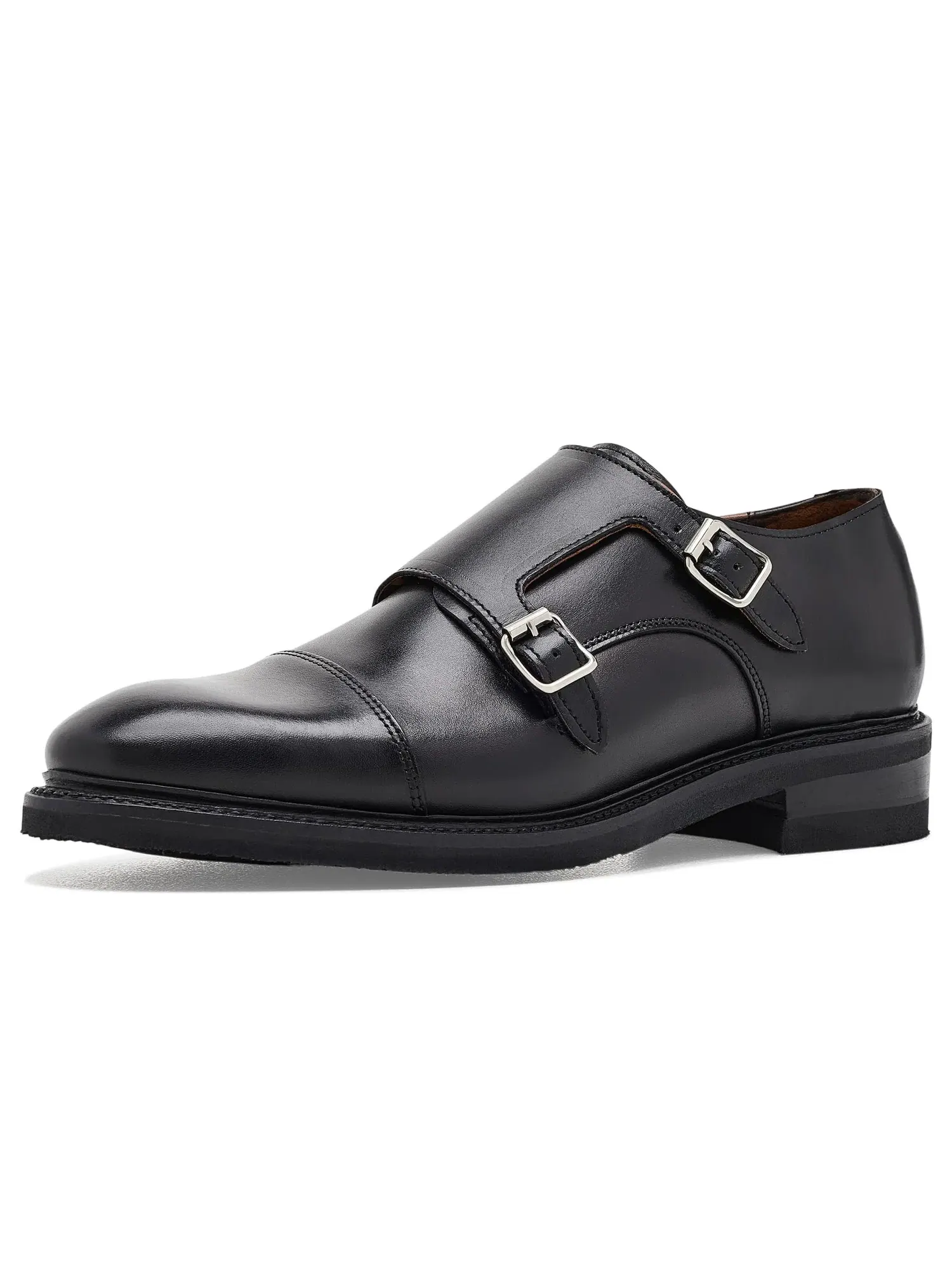 Оксфорды с ремешком Richards Monk Strap Shoes Allen Edmonds — изображение 1 из 4, черный