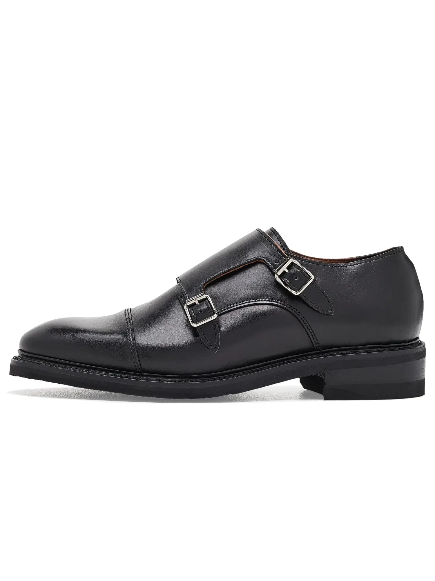Оксфорды с ремешком Richards Monk Strap Shoes Allen Edmonds — изображение 4 из 4, черный