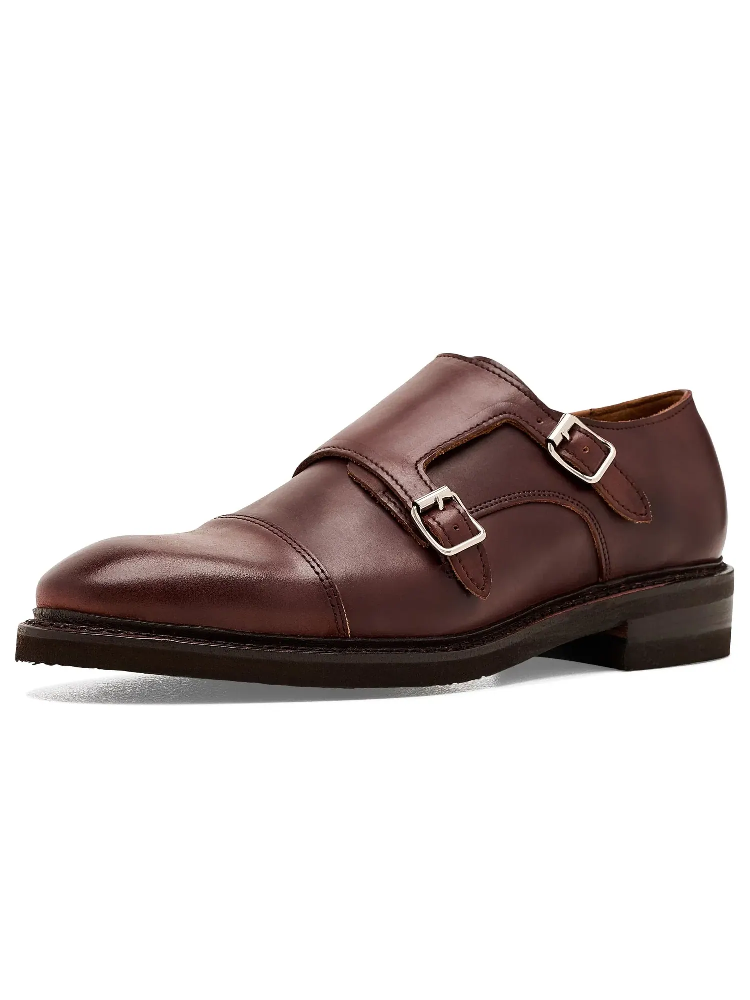 Оксфорды с ремешком Richards Monk Strap Shoes Allen Edmonds — изображение 1 из 4, коричневый