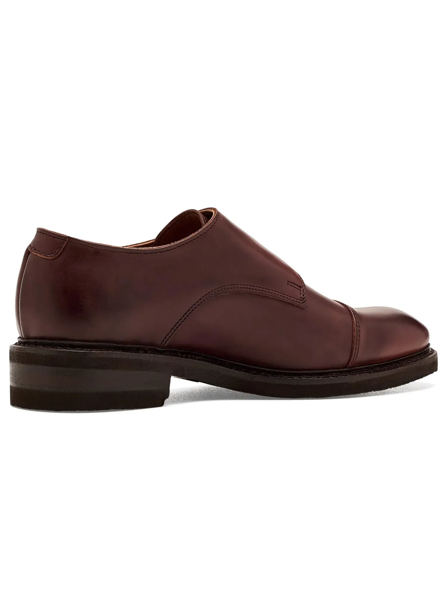 Оксфорды с ремешком Richards Monk Strap Shoes Allen Edmonds — изображение 3 из 4, коричневый