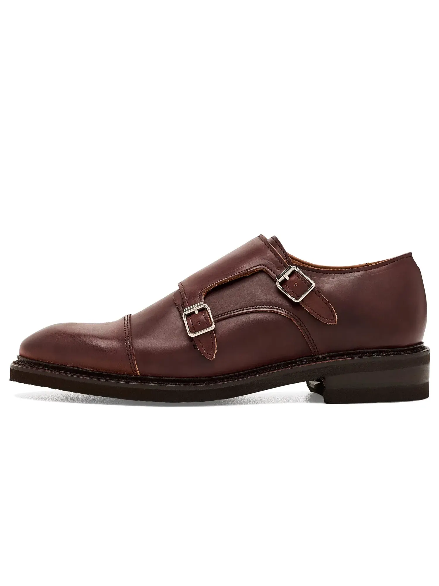 Оксфорды с ремешком Richards Monk Strap Shoes Allen Edmonds — изображение 4 из 4, коричневый