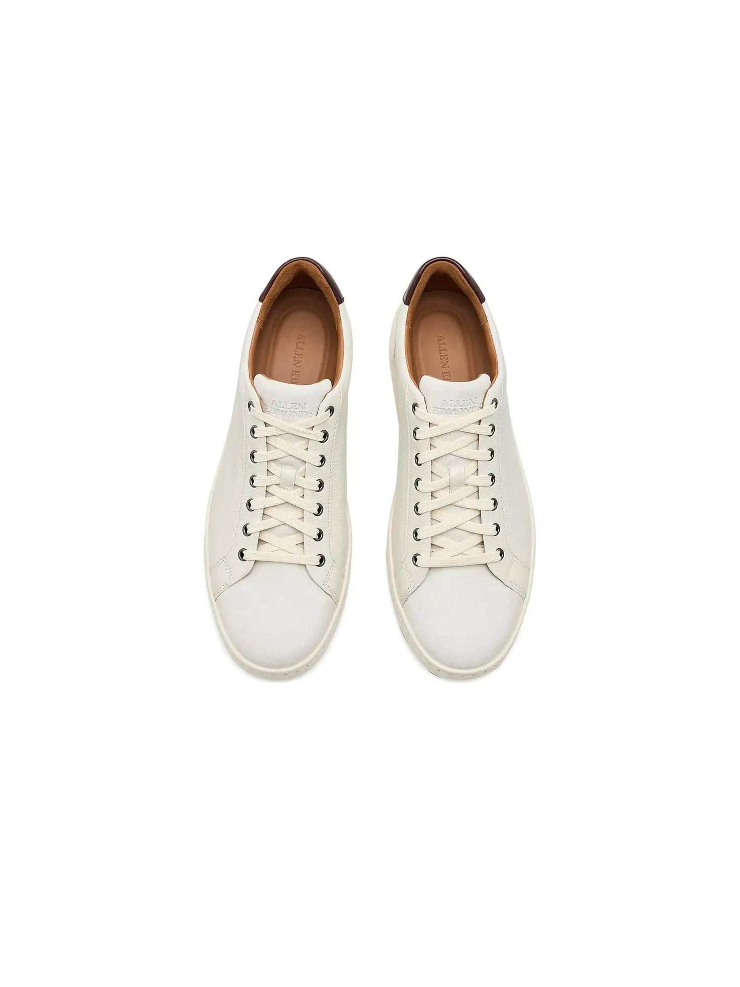 Кроссовки на шнуровке Barnes - 2 Lace-Up Shoes Allen Edmonds — изображение 2 из 4, белый